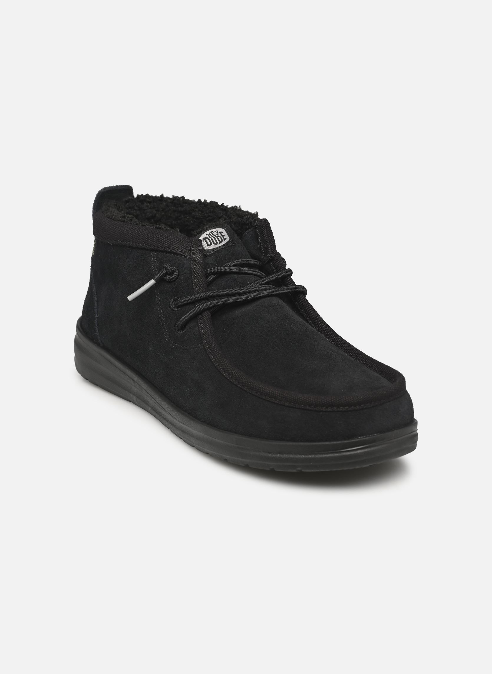 Baskets montantes Wally Mid GripR Warmth homme noir HEYDUDE Baskets montantes Wally Mid GripR Warmth homme noir Black/black