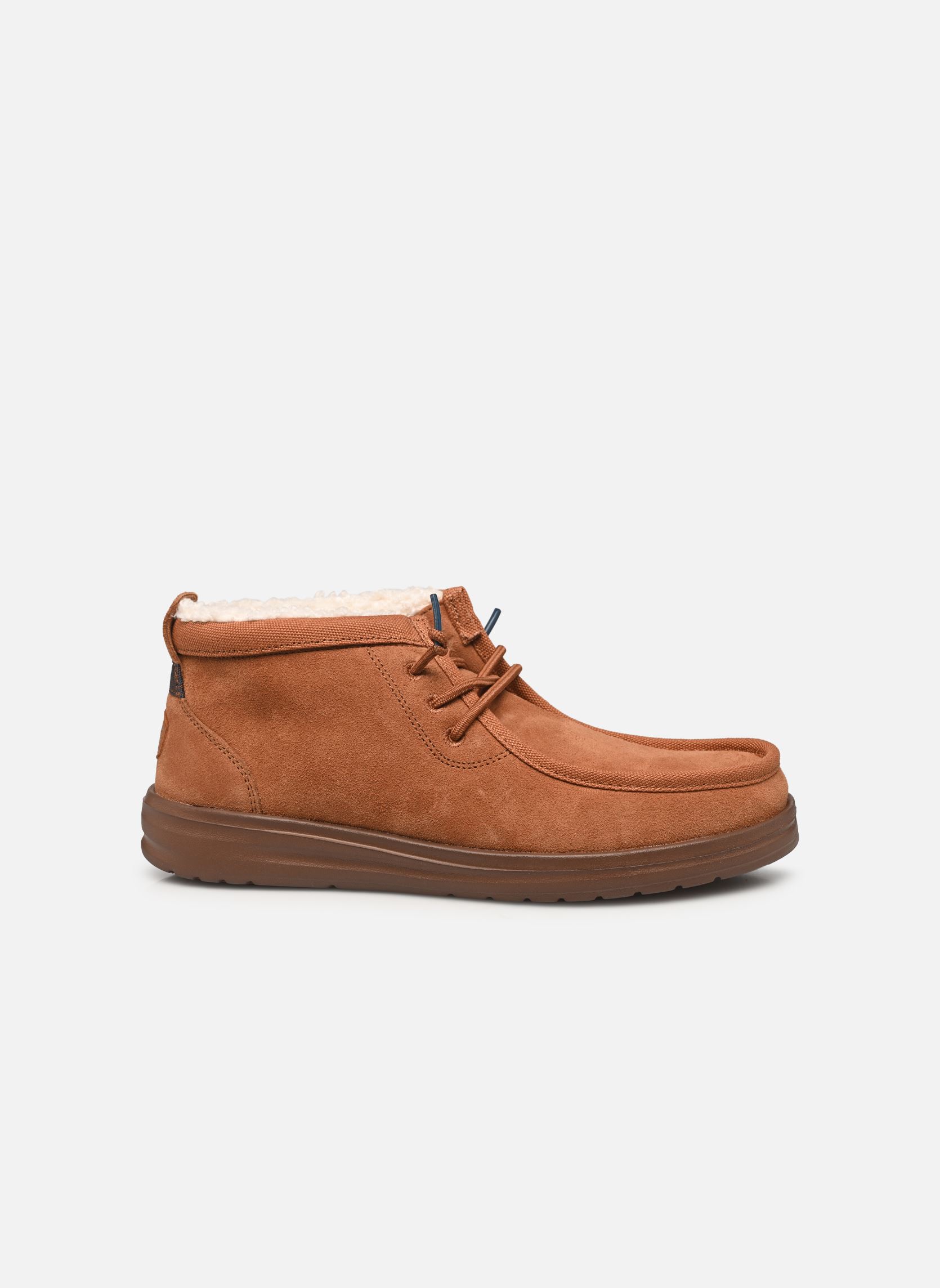 Baskets montantes Wally Mid GripR Warmth homme marron HEYDUDE Baskets montantes Wally Mid GripR Warmth homme marron Brown