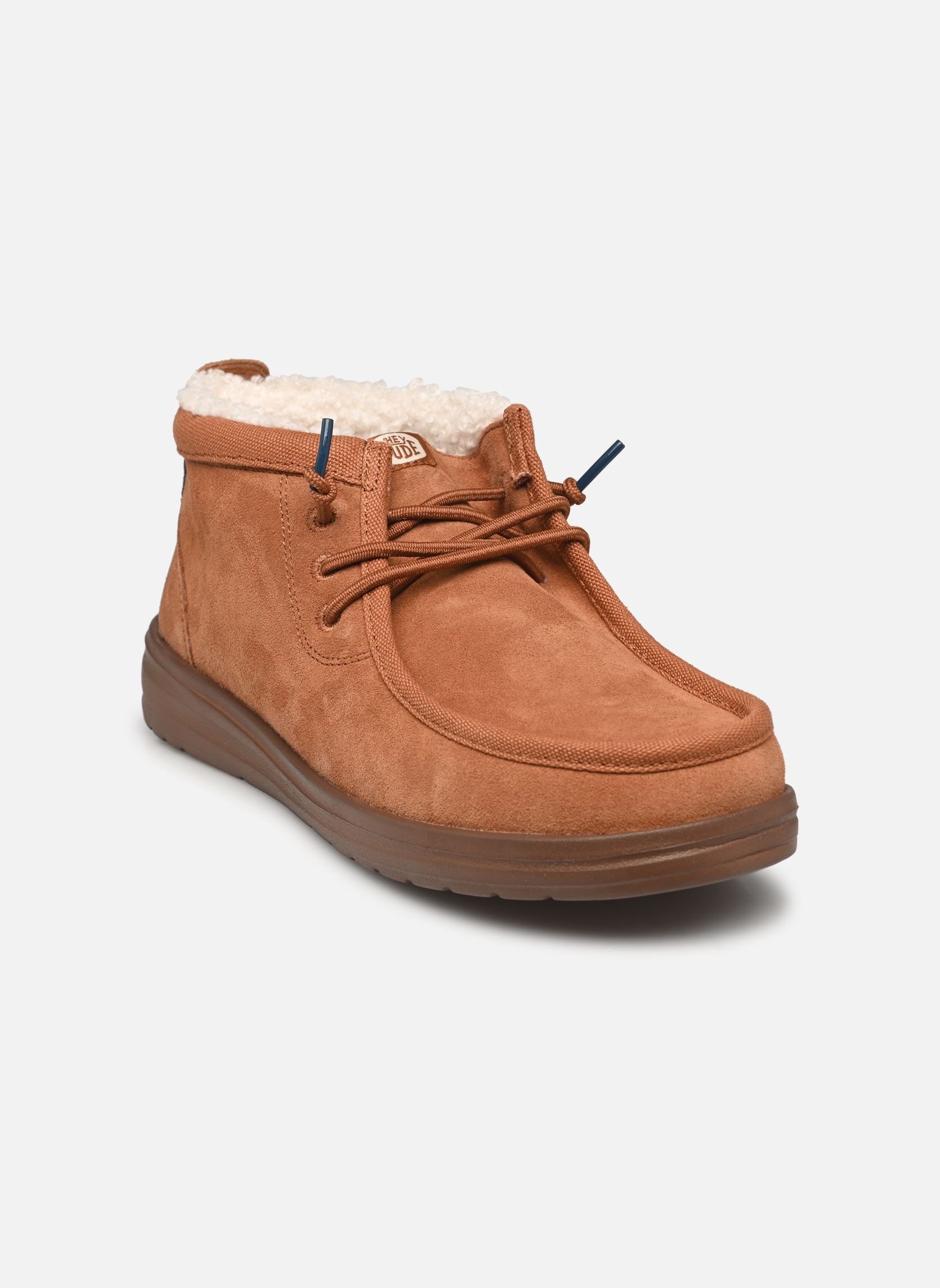 Baskets montantes Wally Mid GripR Warmth homme marron HEYDUDE Baskets montantes Wally Mid GripR Warmth homme marron Brown