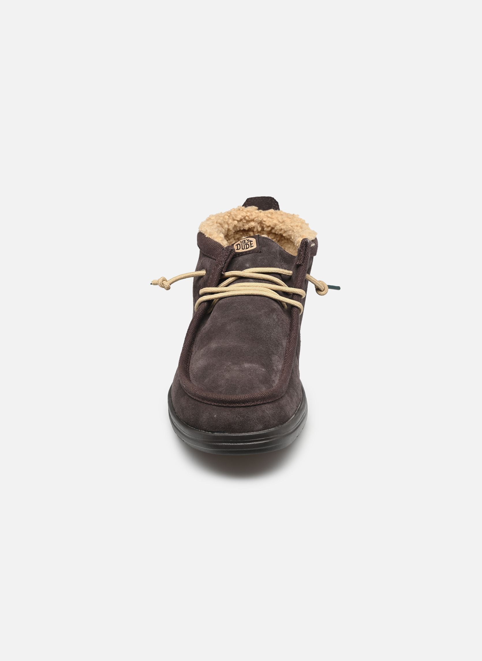 Baskets montantes Wally Mid GripR Warmth homme marron HEYDUDE Baskets montantes Wally Mid GripR Warmth homme marron Mole brown