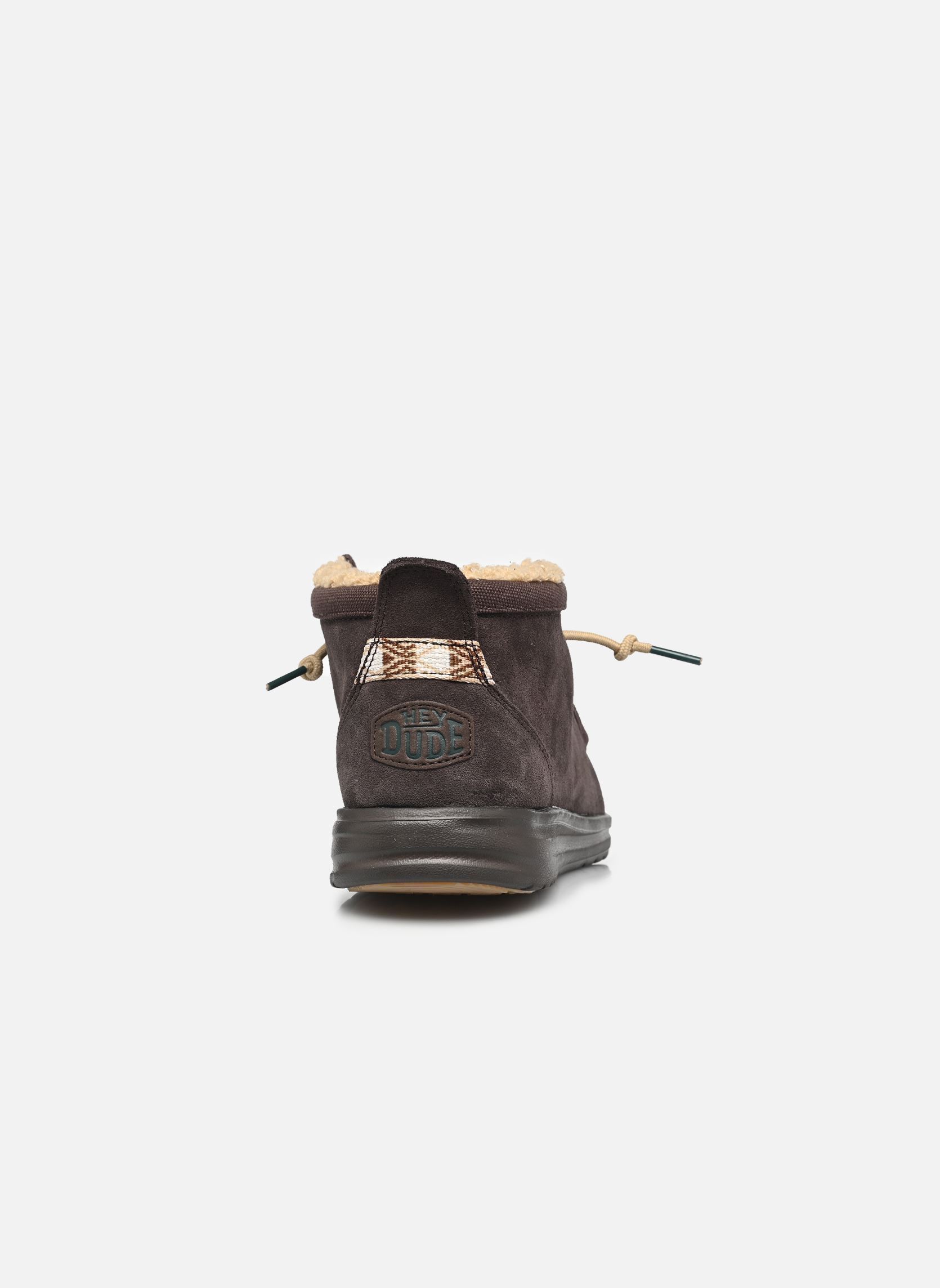 Baskets montantes Wally Mid GripR Warmth homme marron HEYDUDE Baskets montantes Wally Mid GripR Warmth homme marron Mole brown