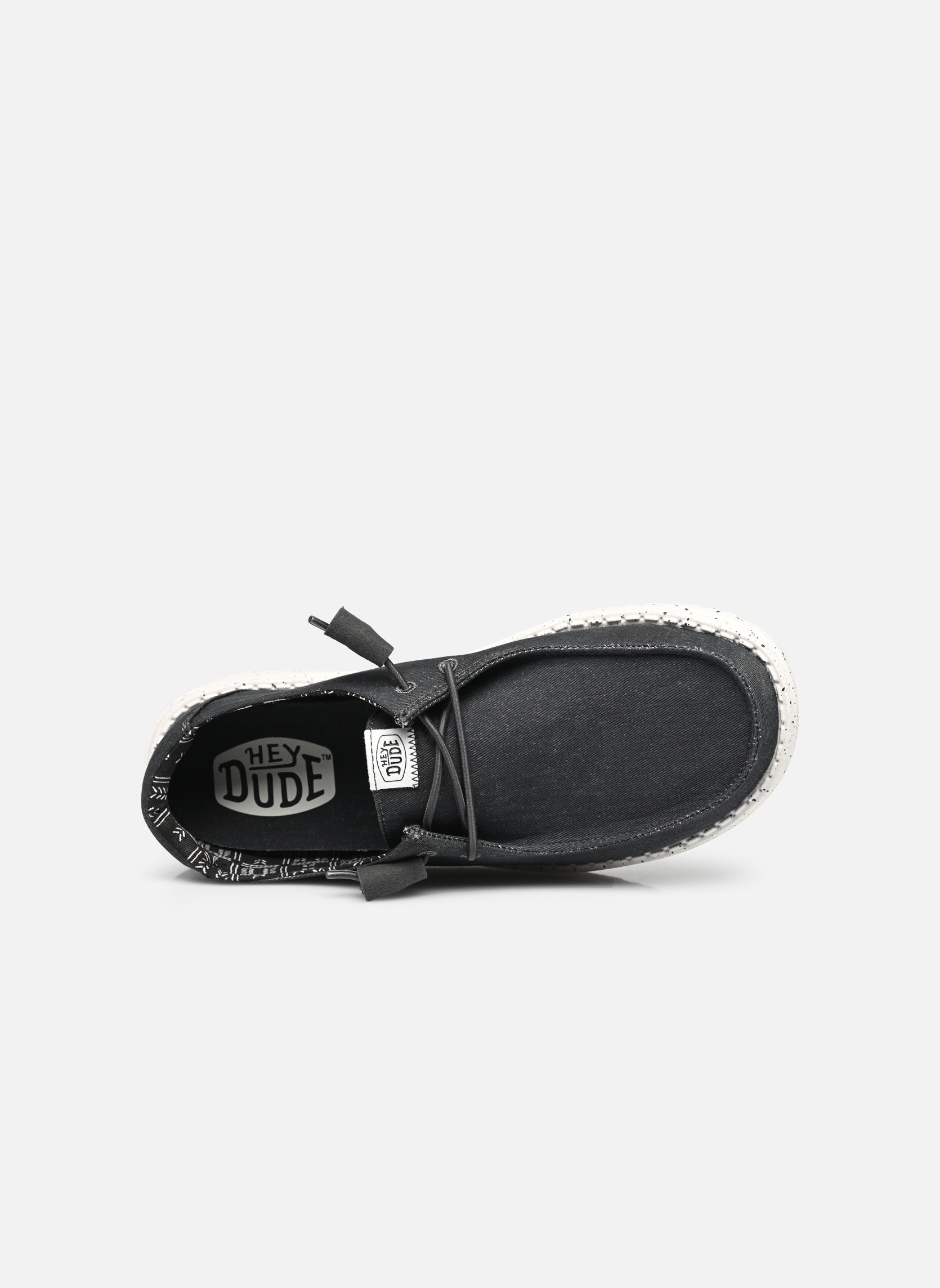 Baskets toile Wendy Stretch Canvas femme noir HEYDUDE Baskets toile Wendy Stretch Canvas femme noir BLACK