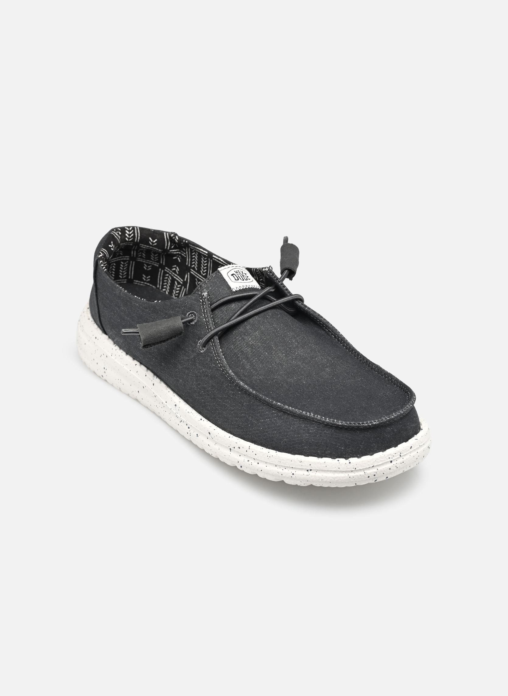 Baskets toile Wendy Stretch Canvas femme noir HEYDUDE Baskets toile Wendy Stretch Canvas femme noir BLACK
