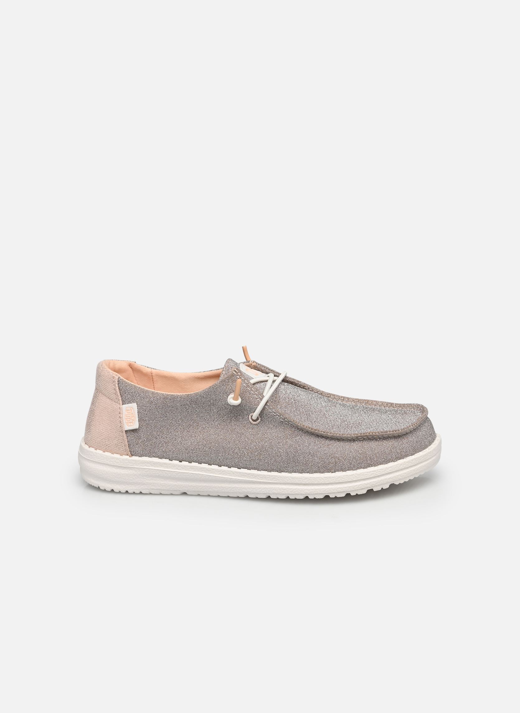 Baskets basses Wendy Metallic Sparkle femme or et bronze HEYDUDE Baskets basses Wendy Metallic Sparkle femme or et bronze ROSE GOLD