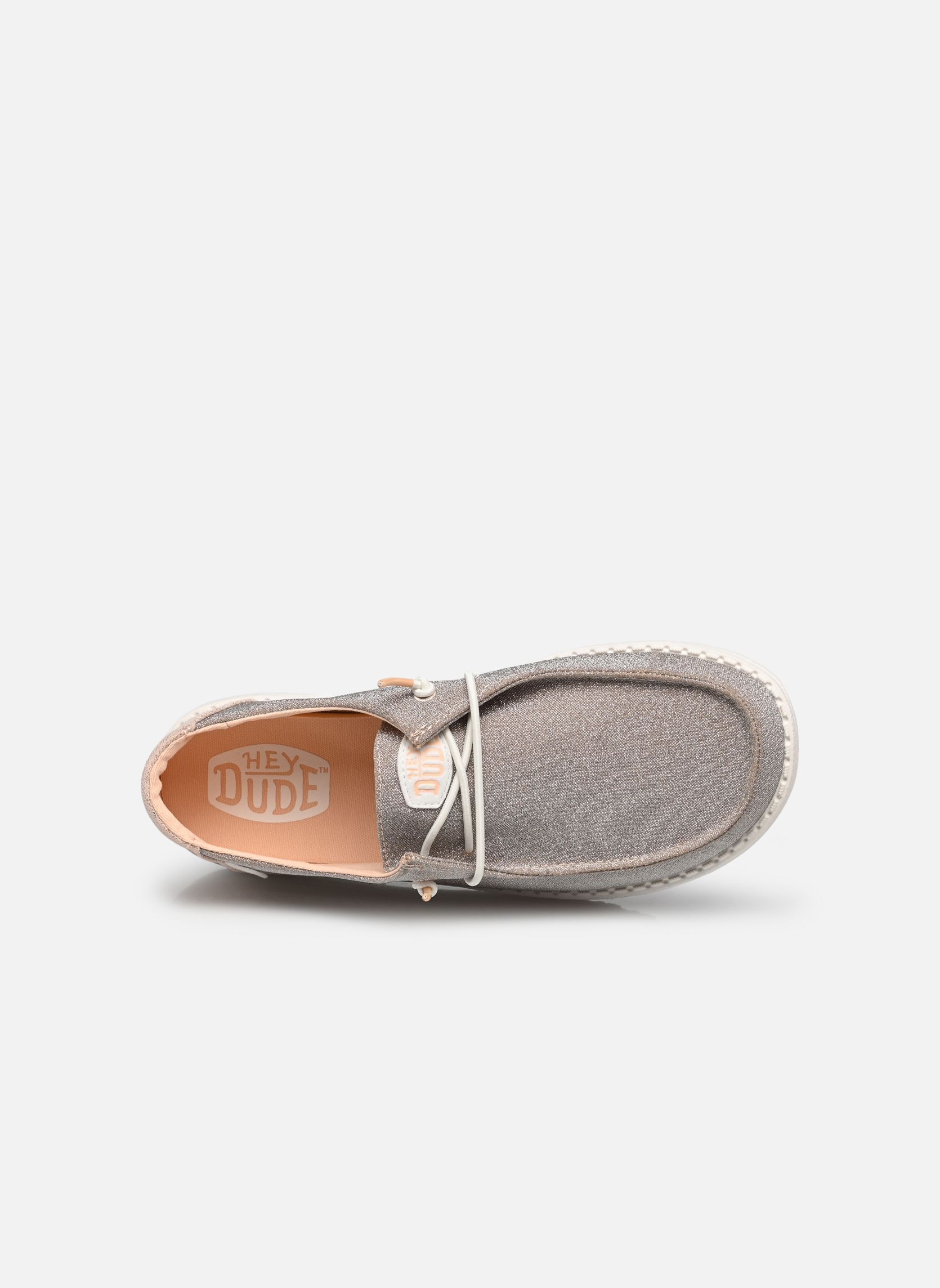 Baskets basses Wendy Metallic Sparkle femme or et bronze HEYDUDE Baskets basses Wendy Metallic Sparkle femme or et bronze ROSE GOLD