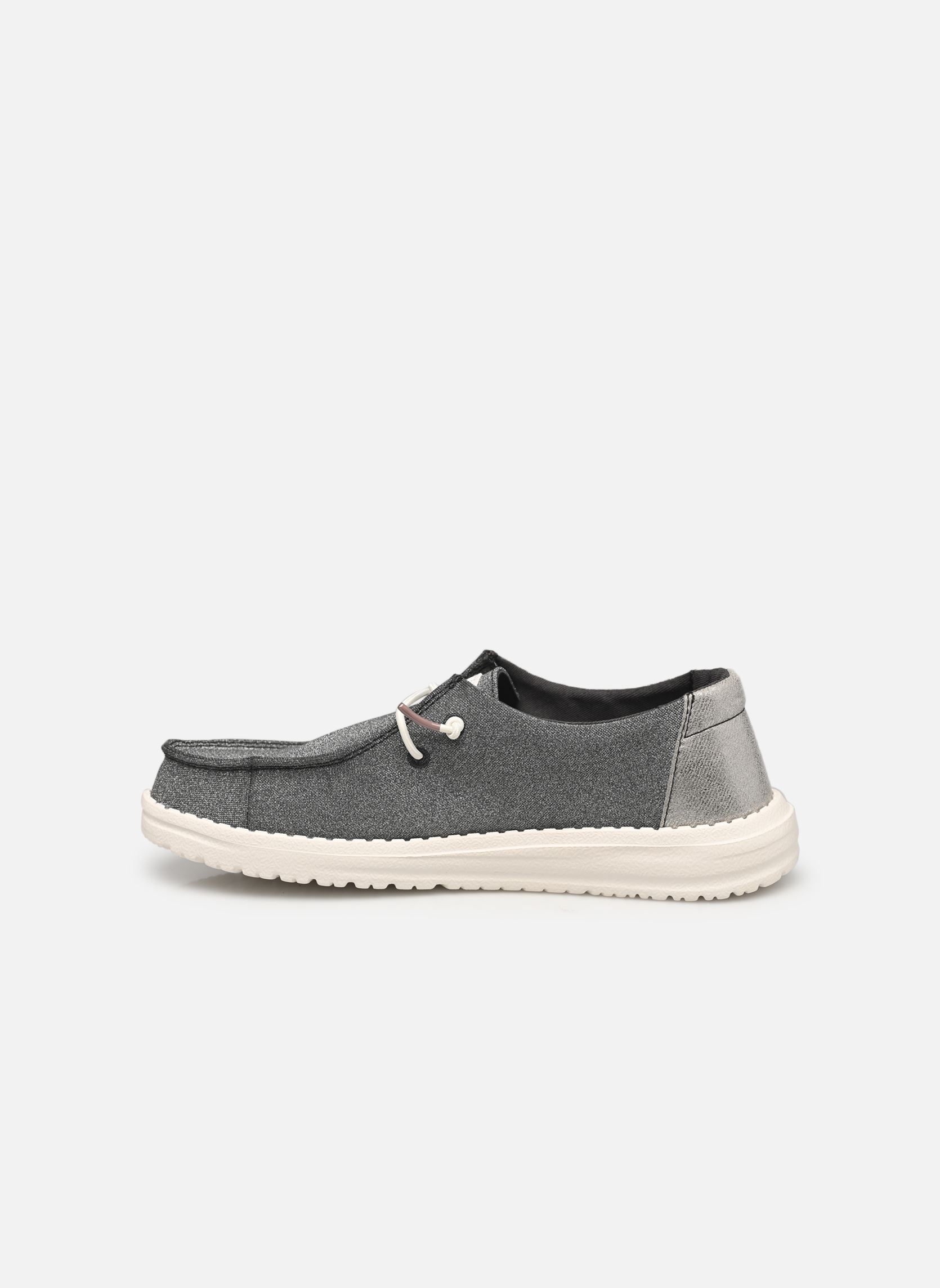 Baskets Wendy Metallic Sparkle femme argent HEYDUDE Baskets Wendy Metallic Sparkle femme argent Charcoal