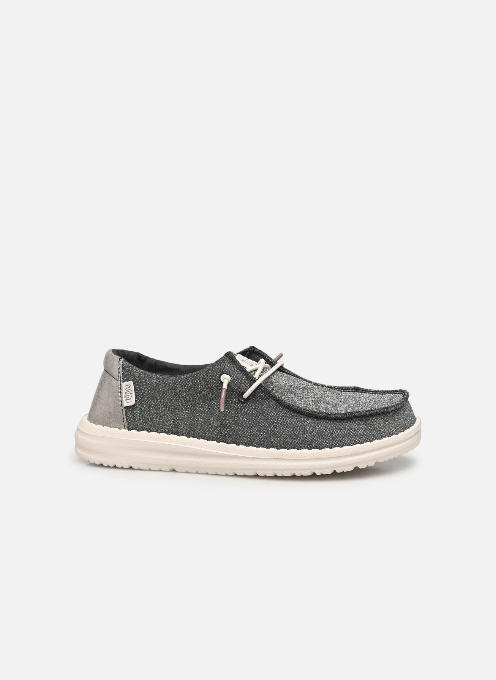 Baskets Wendy Metallic Sparkle femme argent HEYDUDE Baskets Wendy Metallic Sparkle femme argent Charcoal