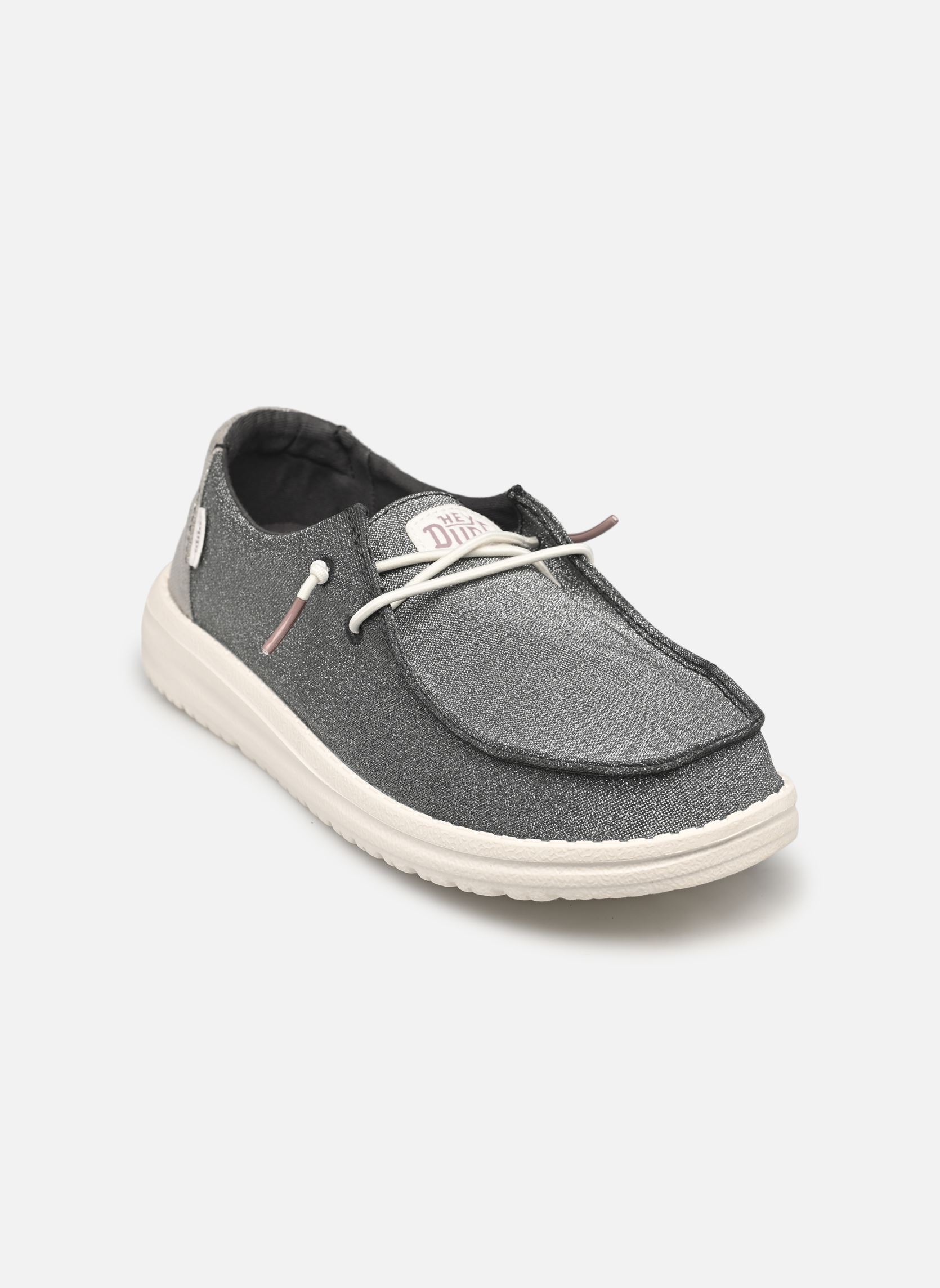 Baskets Wendy Metallic Sparkle femme argent HEYDUDE Baskets Wendy Metallic Sparkle femme argent Charcoal