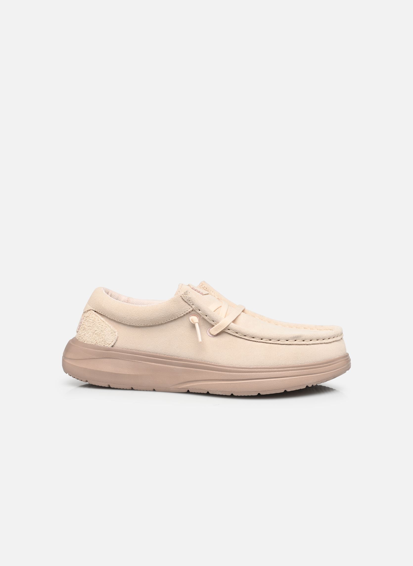 Sneakers Wendy COMF Suede dames beige HEYDUDE Sneakers Wendy COMF Suede dames beige BLUSH