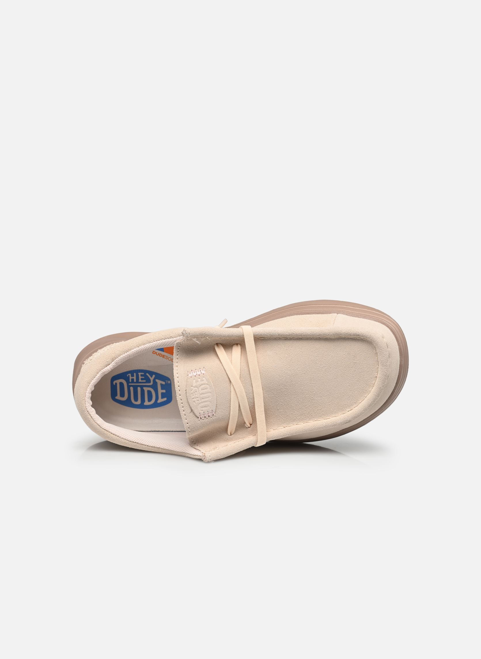 Sneakers Wendy COMF Suede dames beige HEYDUDE Sneakers Wendy COMF Suede dames beige BLUSH