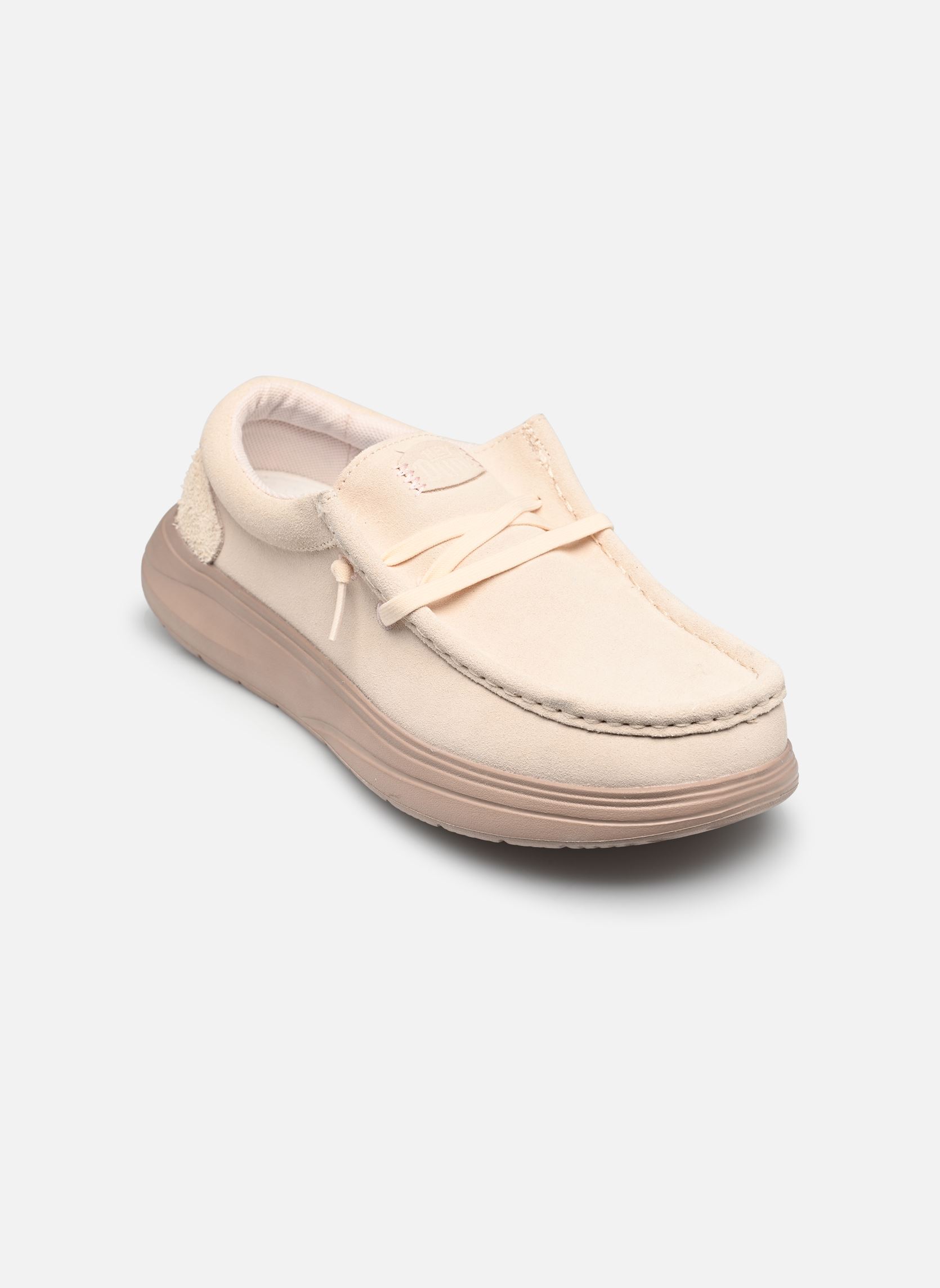Sneakers Wendy COMF Suede dames beige HEYDUDE Sneakers Wendy COMF Suede dames beige BLUSH
