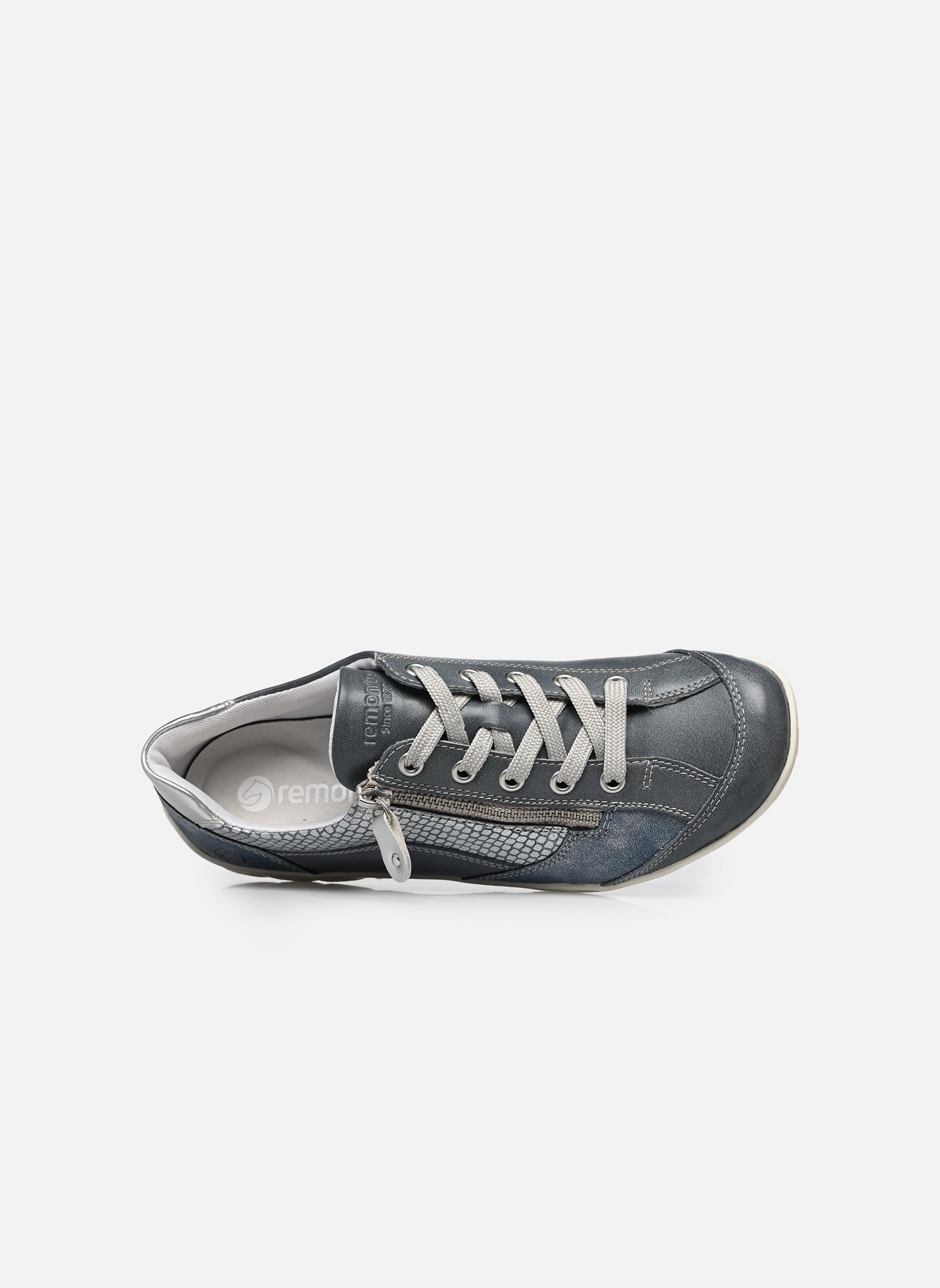 Lage sneakers R3410 dames blauw Remonte Lage sneakers R3410 dames blauw WHITEBLUE/ADRIA/SILBER/SILVER/