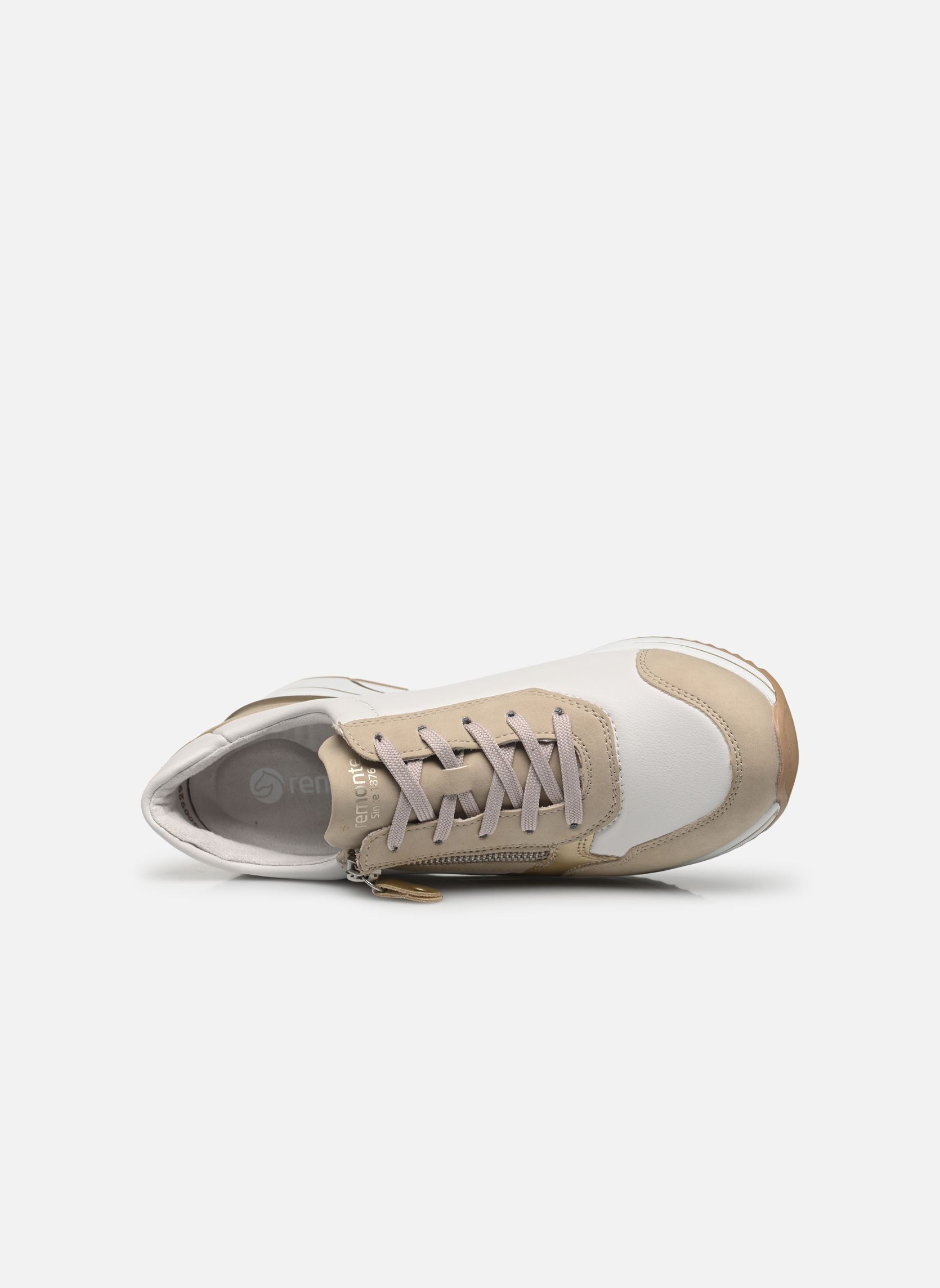Sleehak sneakers D0T01 dames beige Remonte Sleehak sneakers D0T01 dames beige GINGER/WEISS/LIGHTGOLD