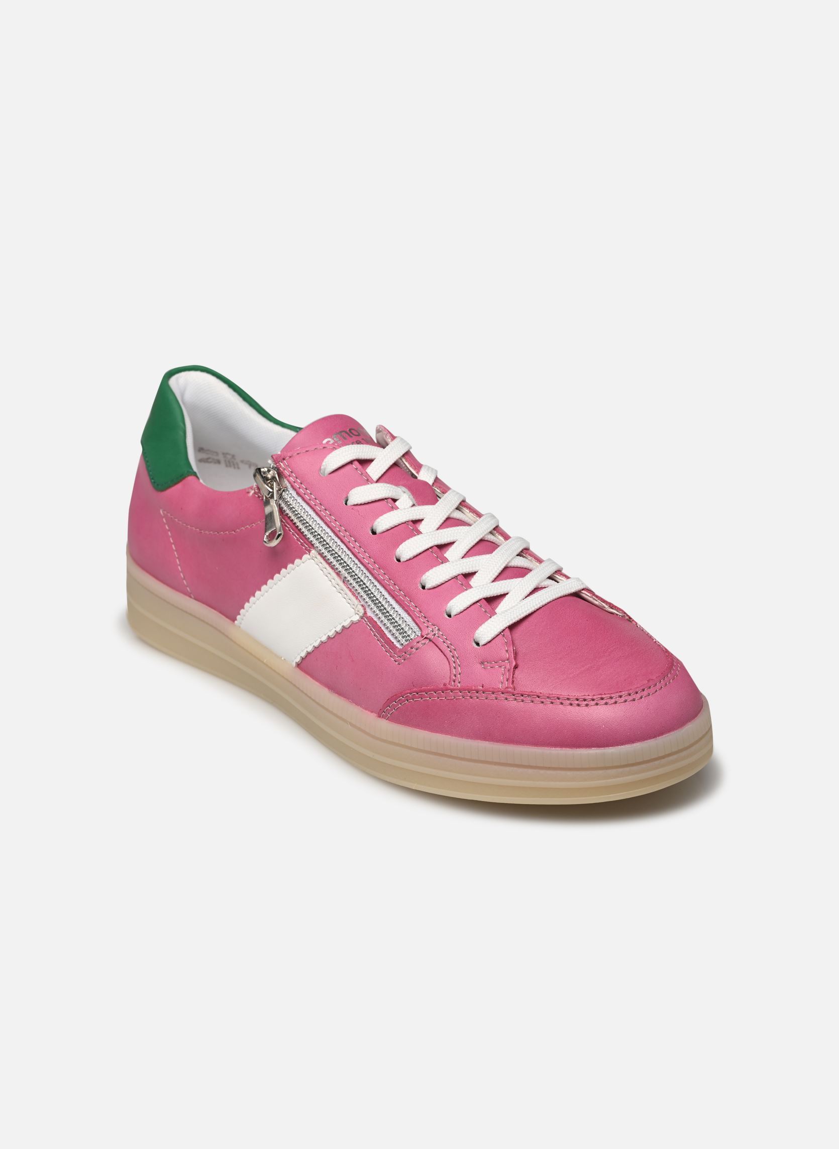 Lage sneakers D2C02 dames roze Remonte Lage sneakers D2C02 dames roze FUCHSIA/WHITE/SMARAGD