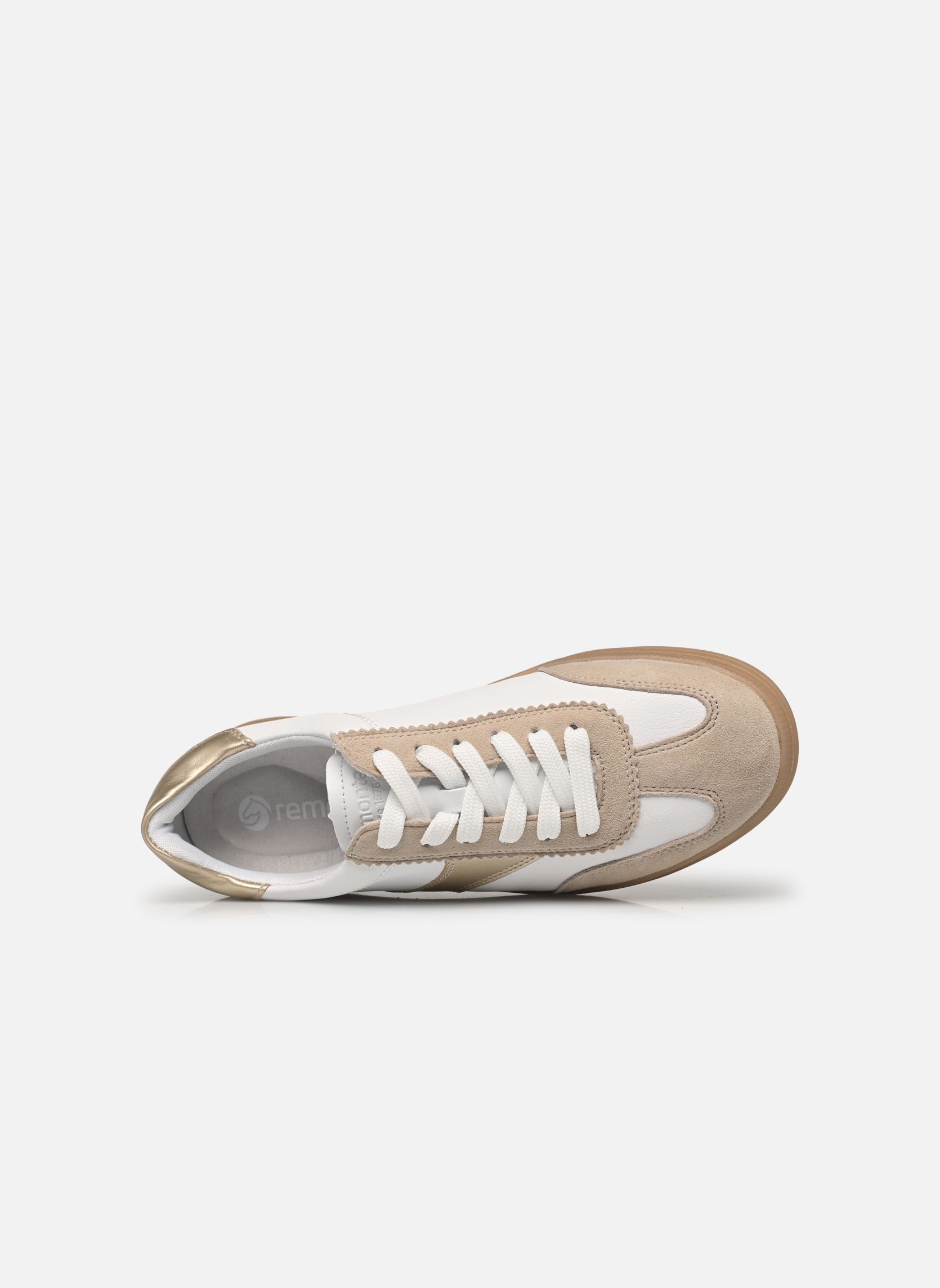 Lage sneakers D2C01 dames wit Remonte Lage sneakers D2C01 dames wit ICEBERG/WEISS/PALEGOLD/WEISS