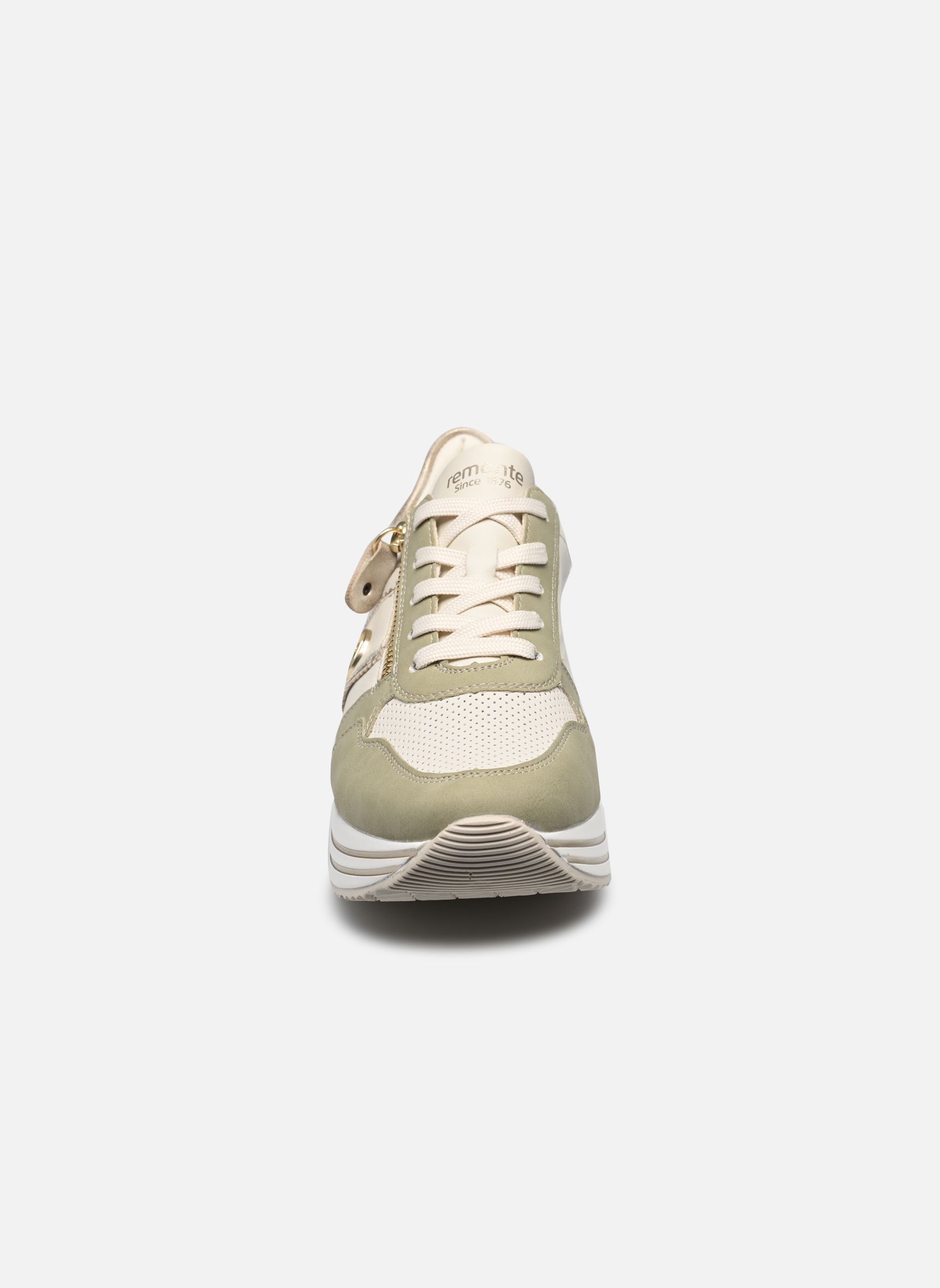 Baskets compensées D1327 femme vert Remonte Baskets compensées D1327 femme vert SALBEI/OFFWHITE/MUSCHEL/OFFWHI