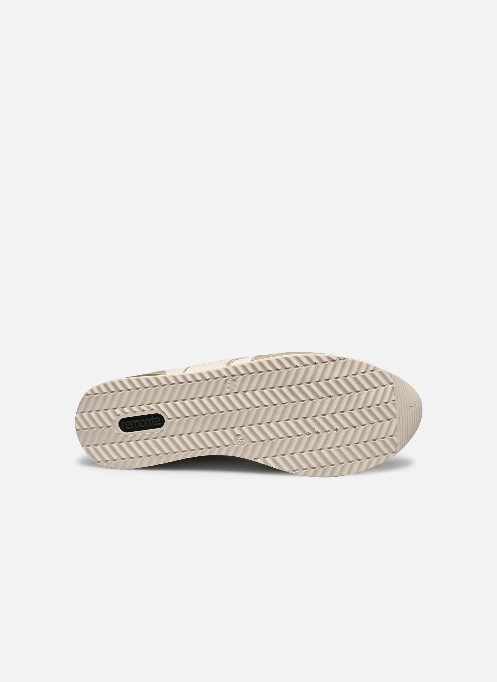 Baskets compensées D1327 femme vert Remonte Baskets compensées D1327 femme vert SALBEI/OFFWHITE/MUSCHEL/OFFWHI