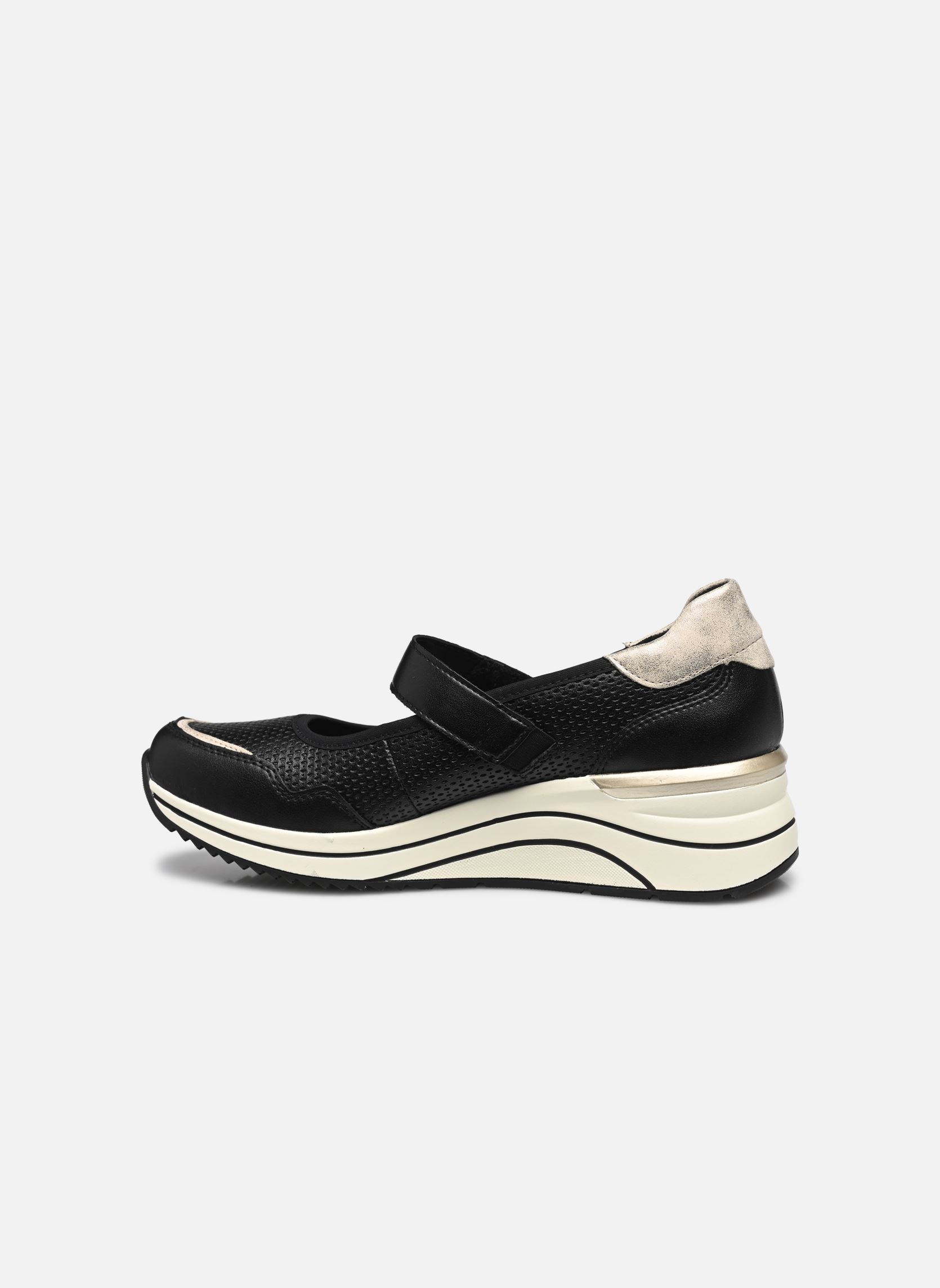 Baskets compensées D0T13 femme noir Remonte Baskets compensées D0T13 femme noir NERO/MUSCHEL/SCHWARZ