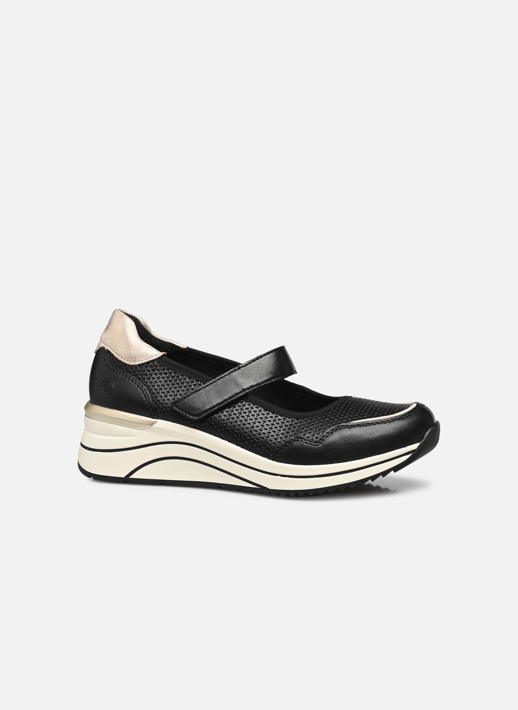 Baskets compensées D0T13 femme noir Remonte Baskets compensées D0T13 femme noir NERO/MUSCHEL/SCHWARZ