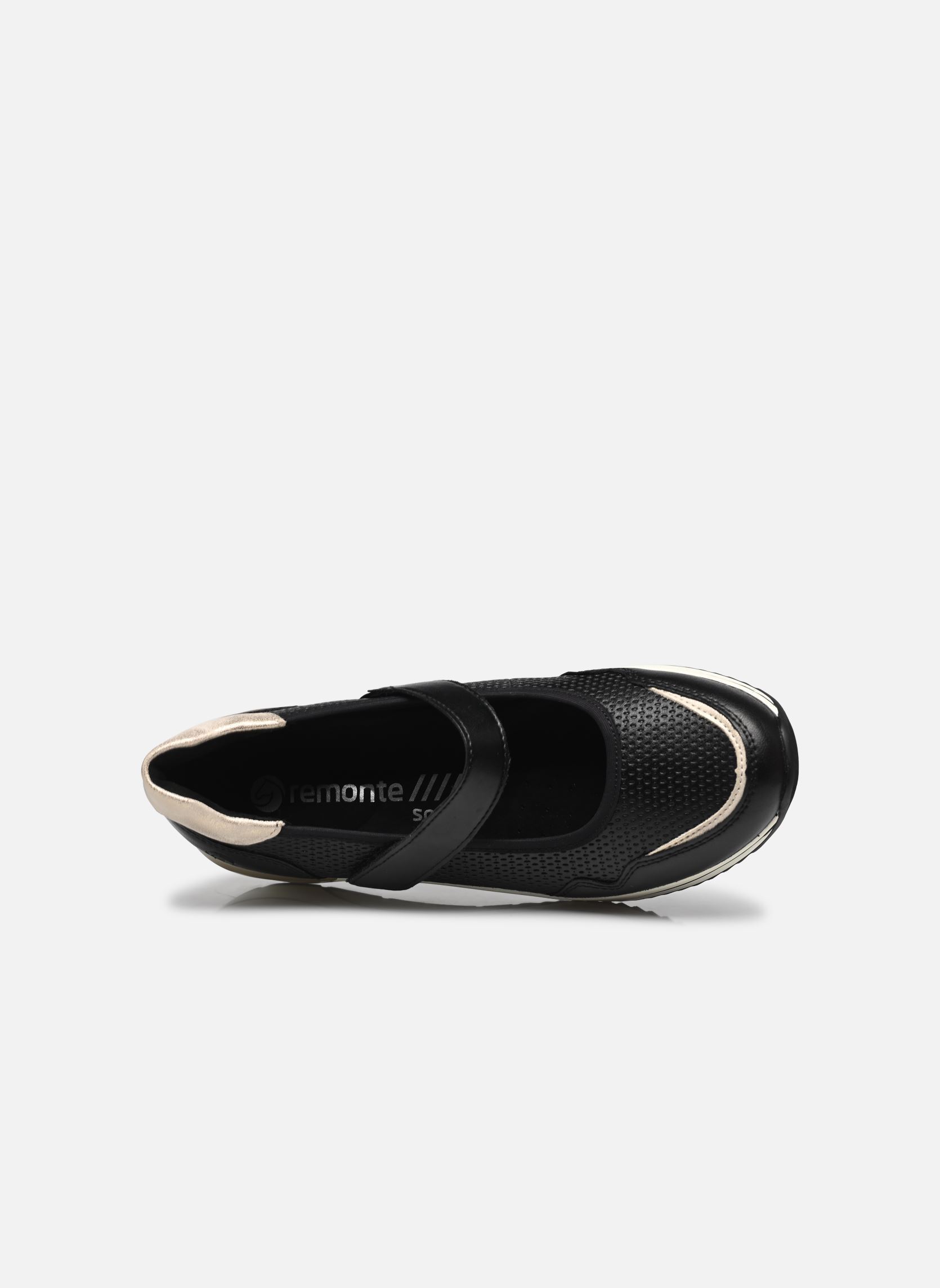 Baskets compensées D0T13 femme noir Remonte Baskets compensées D0T13 femme noir NERO/MUSCHEL/SCHWARZ