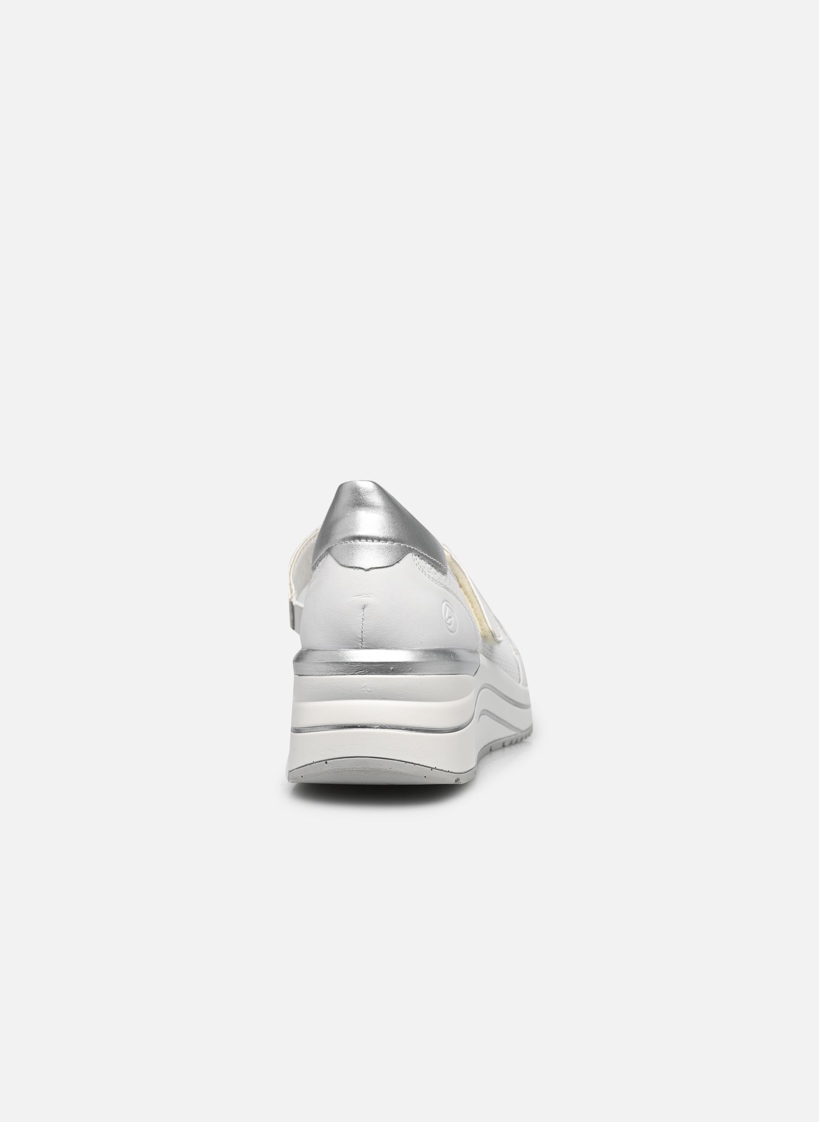 Plateau-Sneaker D0T13 damen weiß Remonte Plateau-Sneaker D0T13 damen weiß WEISS/SILVER/WEISS