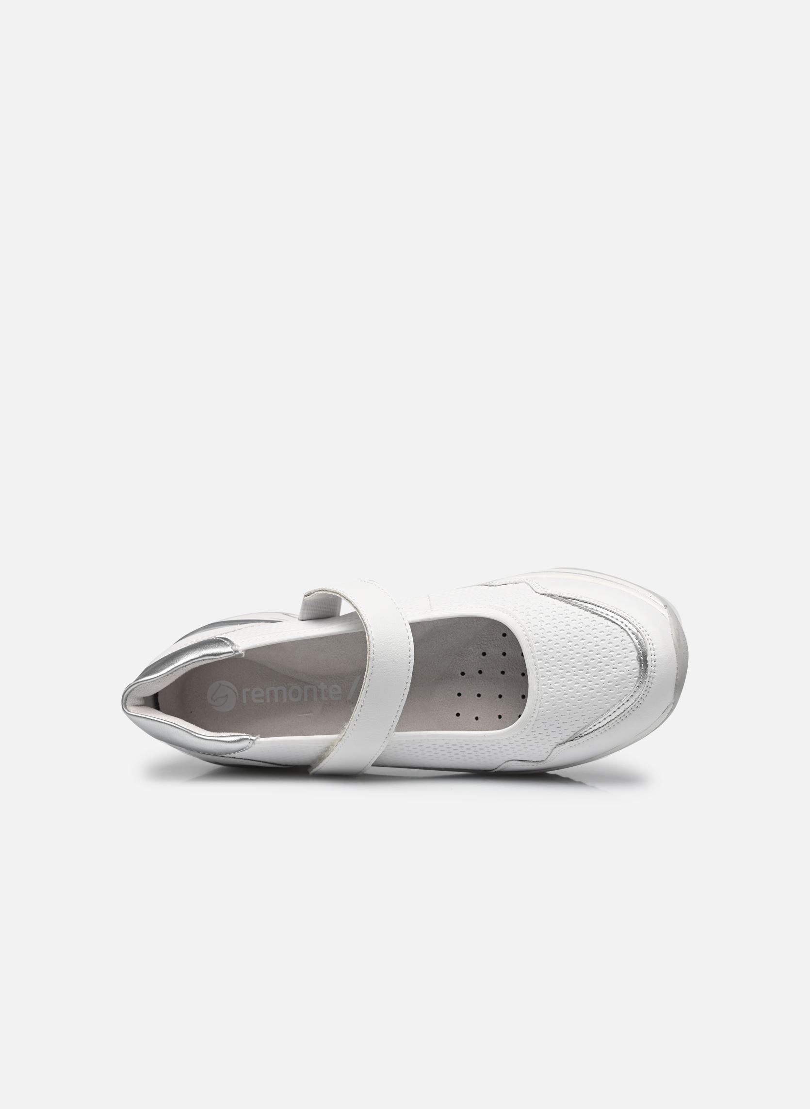 Plateau-Sneaker D0T13 damen weiß Remonte Plateau-Sneaker D0T13 damen weiß WEISS/SILVER/WEISS