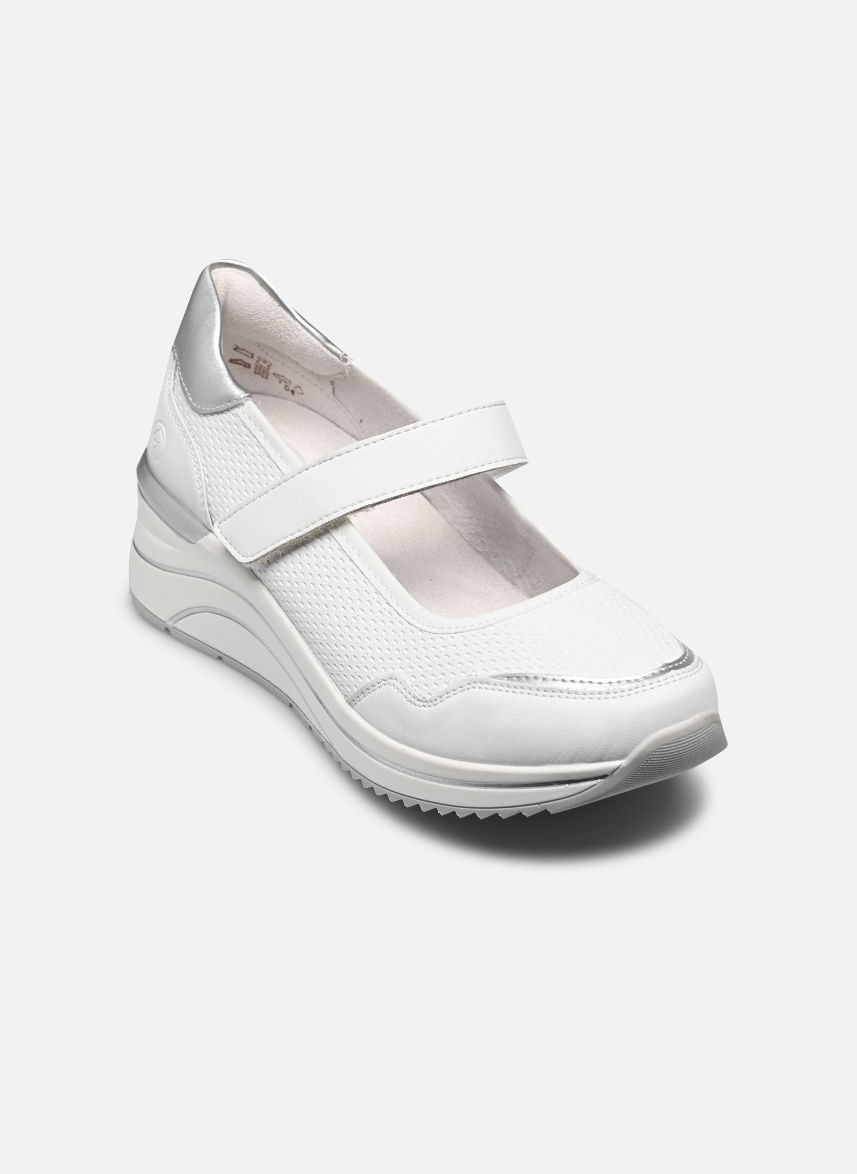 Plateau-Sneaker D0T13 damen weiß Remonte Plateau-Sneaker D0T13 damen weiß WEISS/SILVER/WEISS