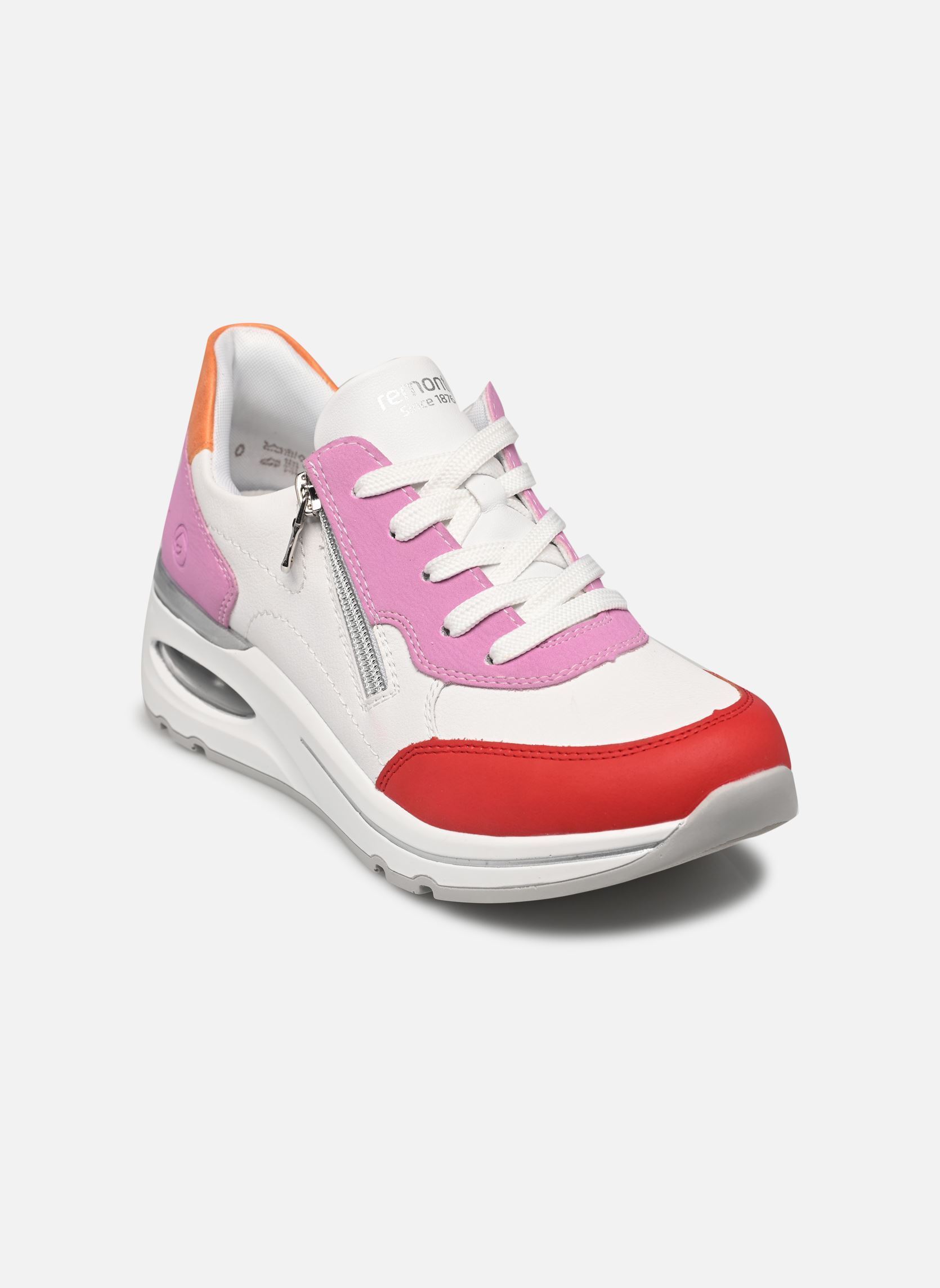 Sneakers con zeppa D2H00 donna multicolore Remonte Sneakers con zeppa D2H00 donna multicolore SCARLET/WEISS/FLIEDER/ORANGE/W