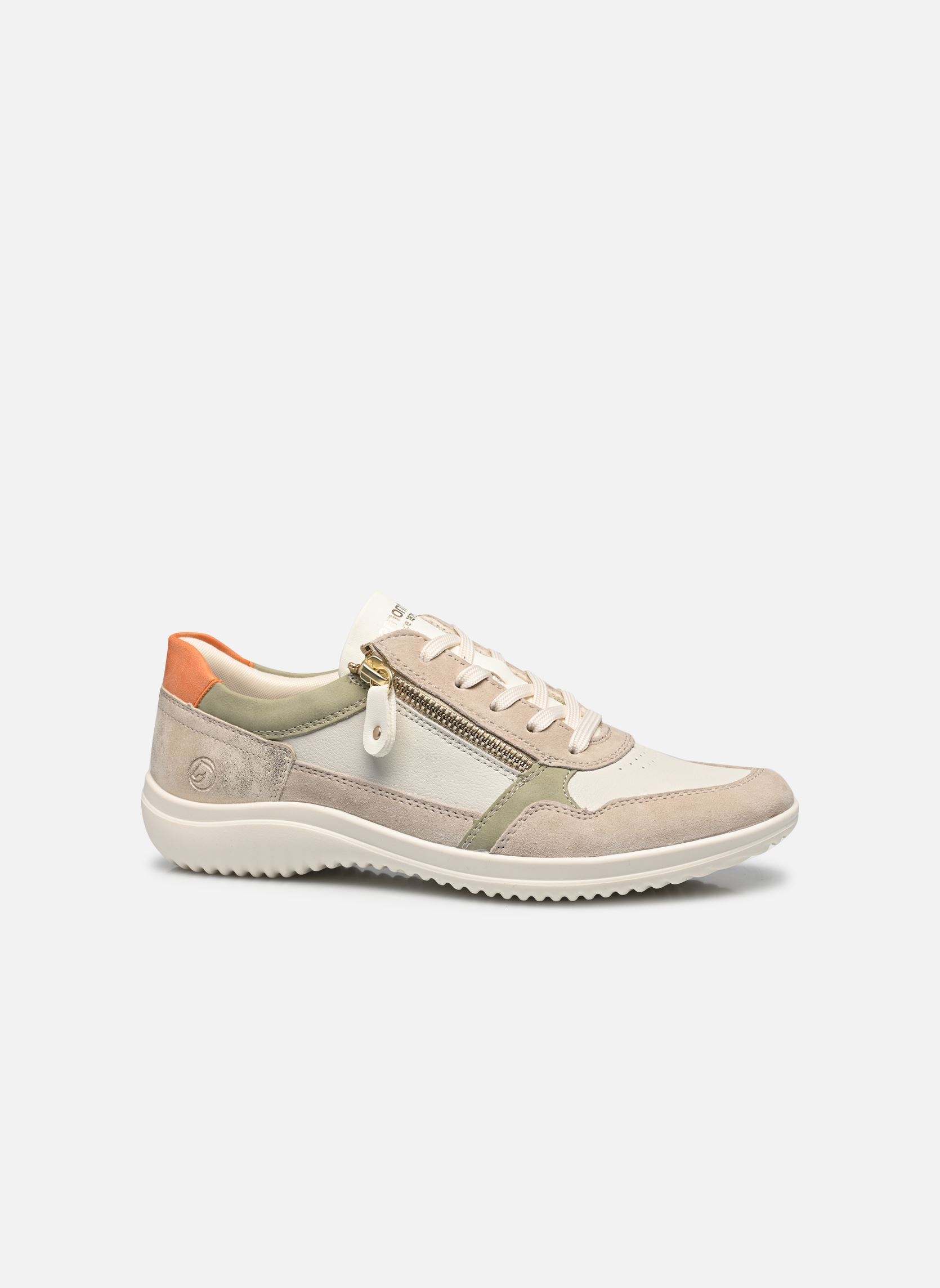 Zapatillas bajas D1E06 mujer multicolor Remonte Zapatillas bajas D1E06 mujer multicolor LEHM/OFFWHITE/SALBEI/MUSCHEL/O