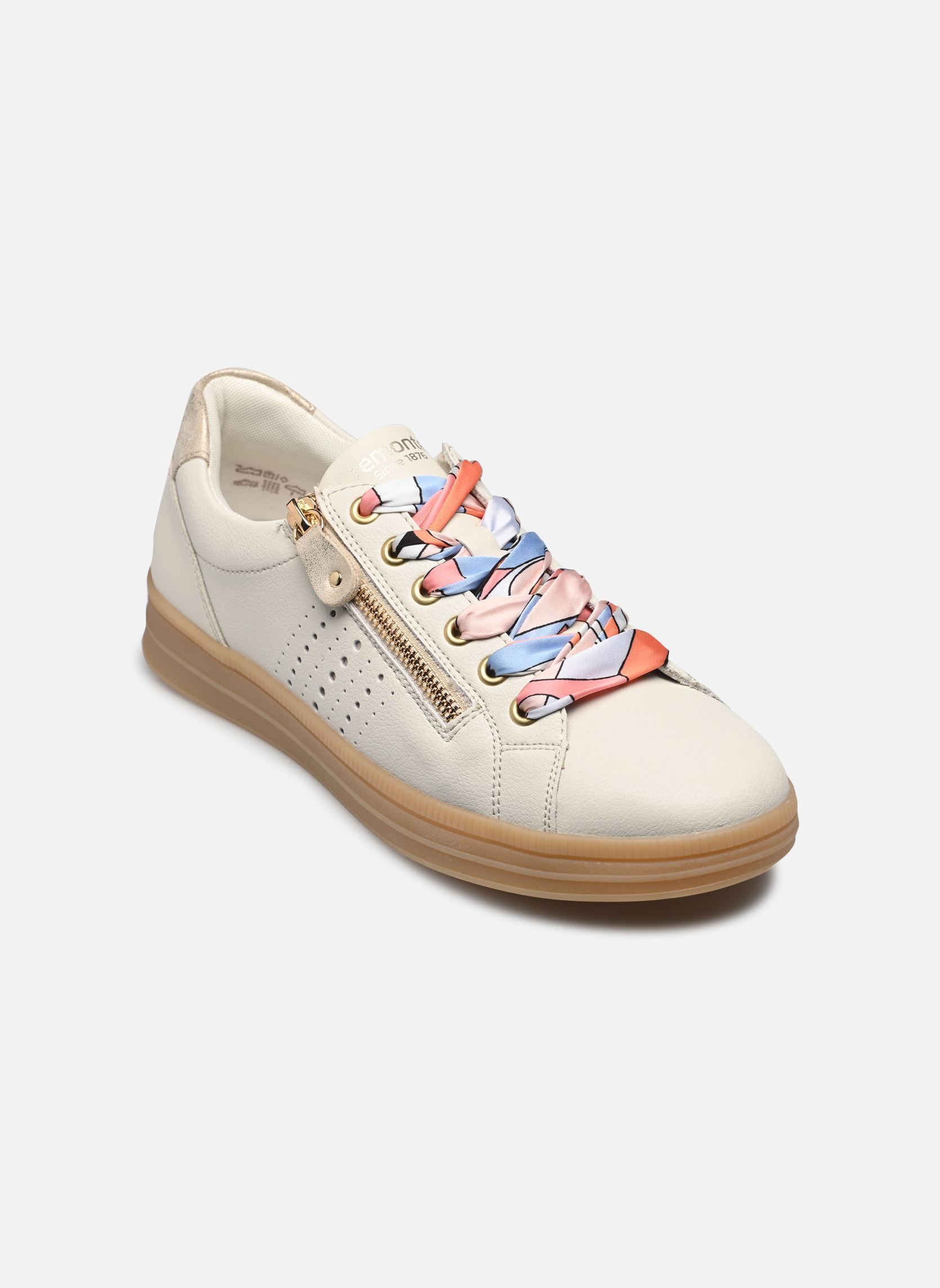 Lage sneakers D2C03 dames wit Remonte Lage sneakers D2C03 dames wit OFFWHITE/MUSCHEL/OFFWHITE
