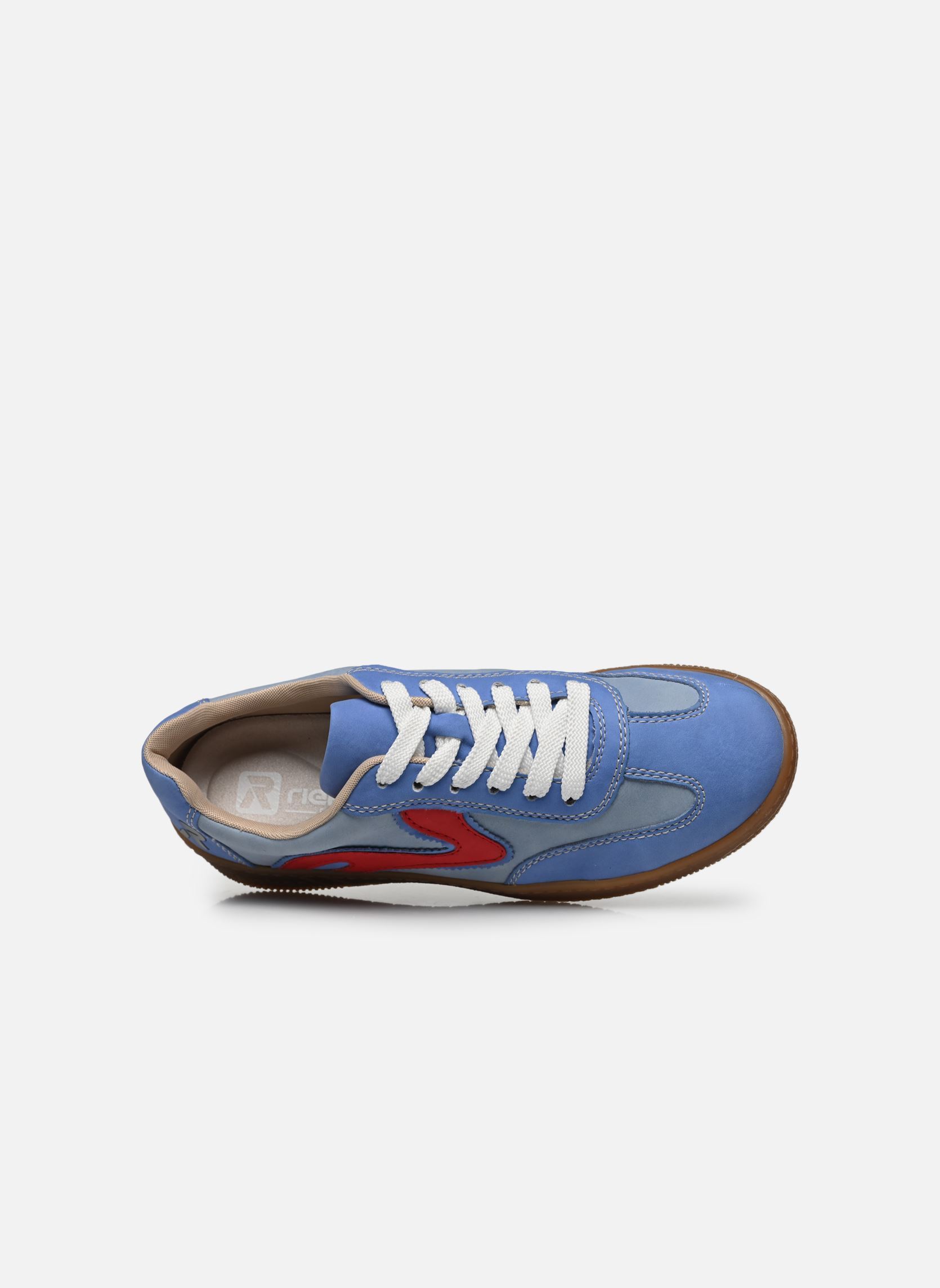 Niedrige Sneaker M5512 damen blau Rieker Niedrige Sneaker M5512 damen blau BLAU/AQUA/SCARLET
