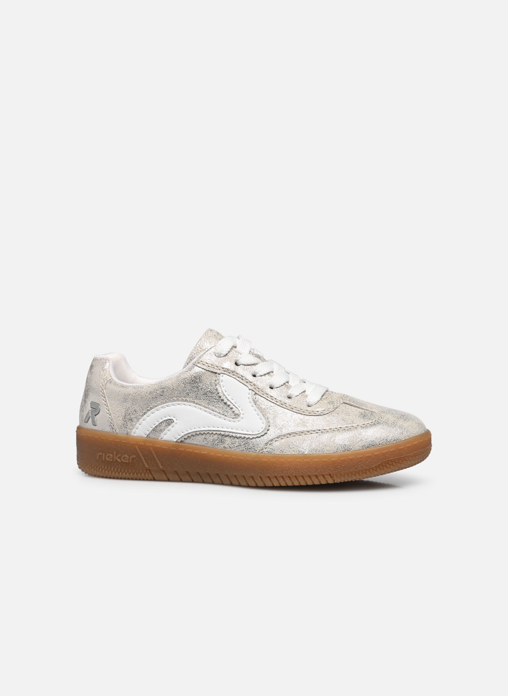 Lage sneakers M5512 dames goud en brons Rieker Lage sneakers M5512 dames goud en brons METALLIQUE