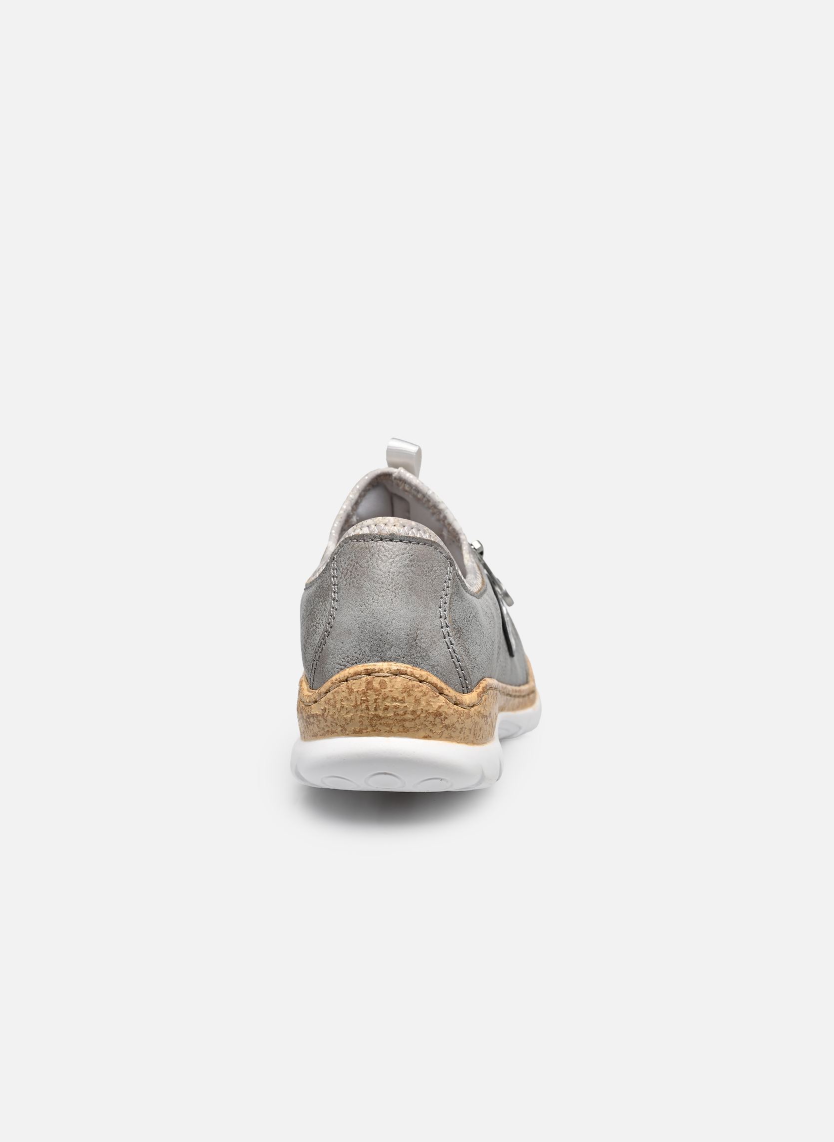 Baskets basses N4263 femme gris Rieker Baskets basses N4263 femme gris GREY/ADRIA/ARGENTO/SILVERFLOWE