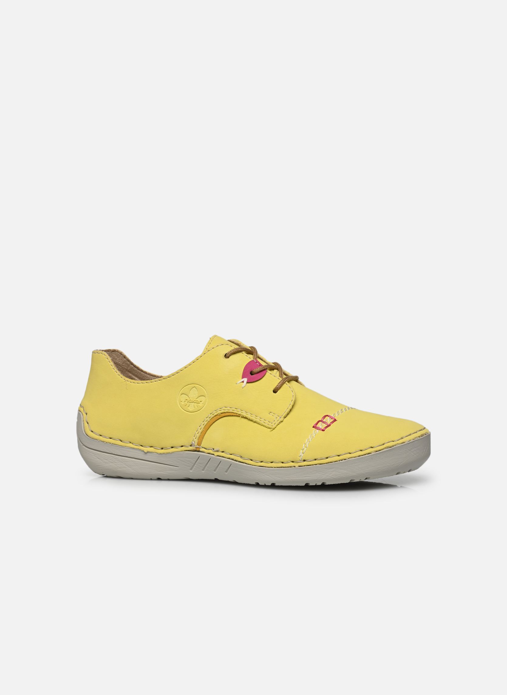 Niedrige Sneaker 52528 damen gelb Rieker Niedrige Sneaker 52528 damen gelb WEIZEN/GELB/FUCHSIA