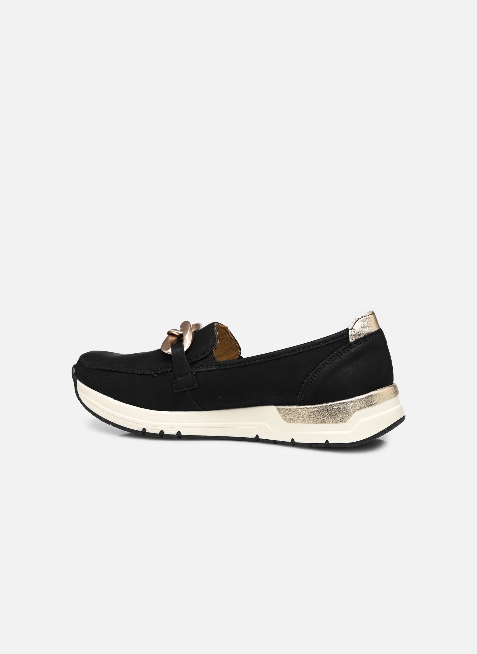 Mocassins 58944 dames zwart Rieker Mocassins 58944 dames zwart SCHWARZ/LIGHTGOLD