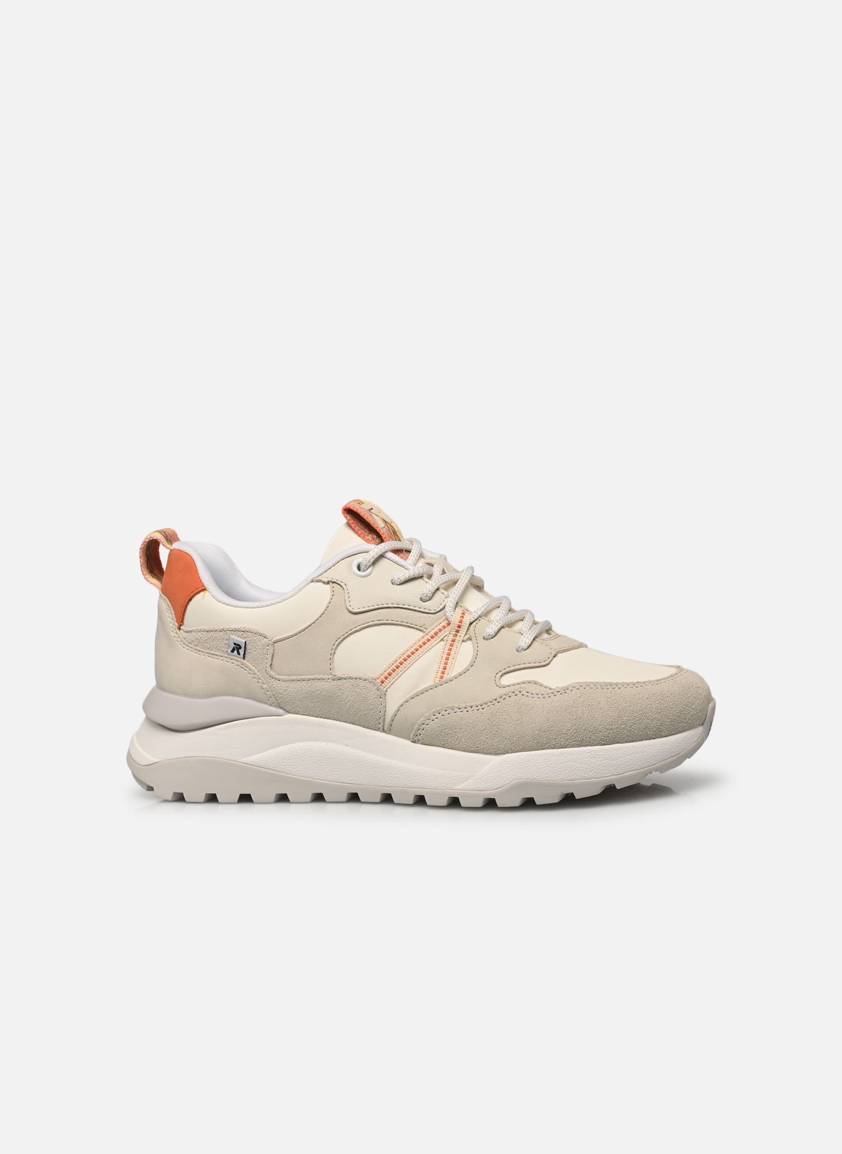 Lage sneakers W2501 dames beige Rieker Lage sneakers W2501 dames beige OFFWHITE/DIRTYWHITE/CREMA/OFFW