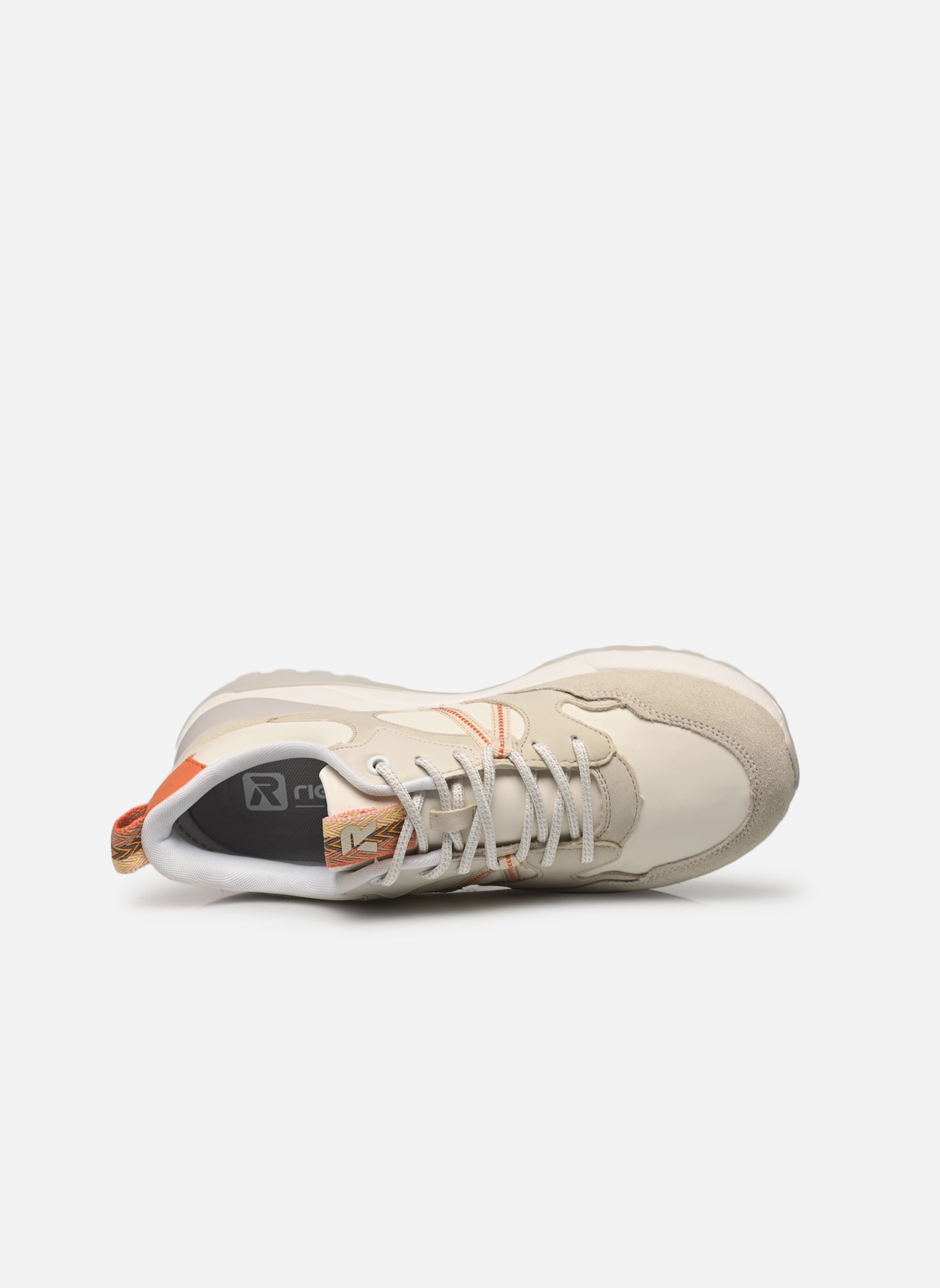 Lage sneakers W2501 dames beige Rieker Lage sneakers W2501 dames beige OFFWHITE/DIRTYWHITE/CREMA/OFFW