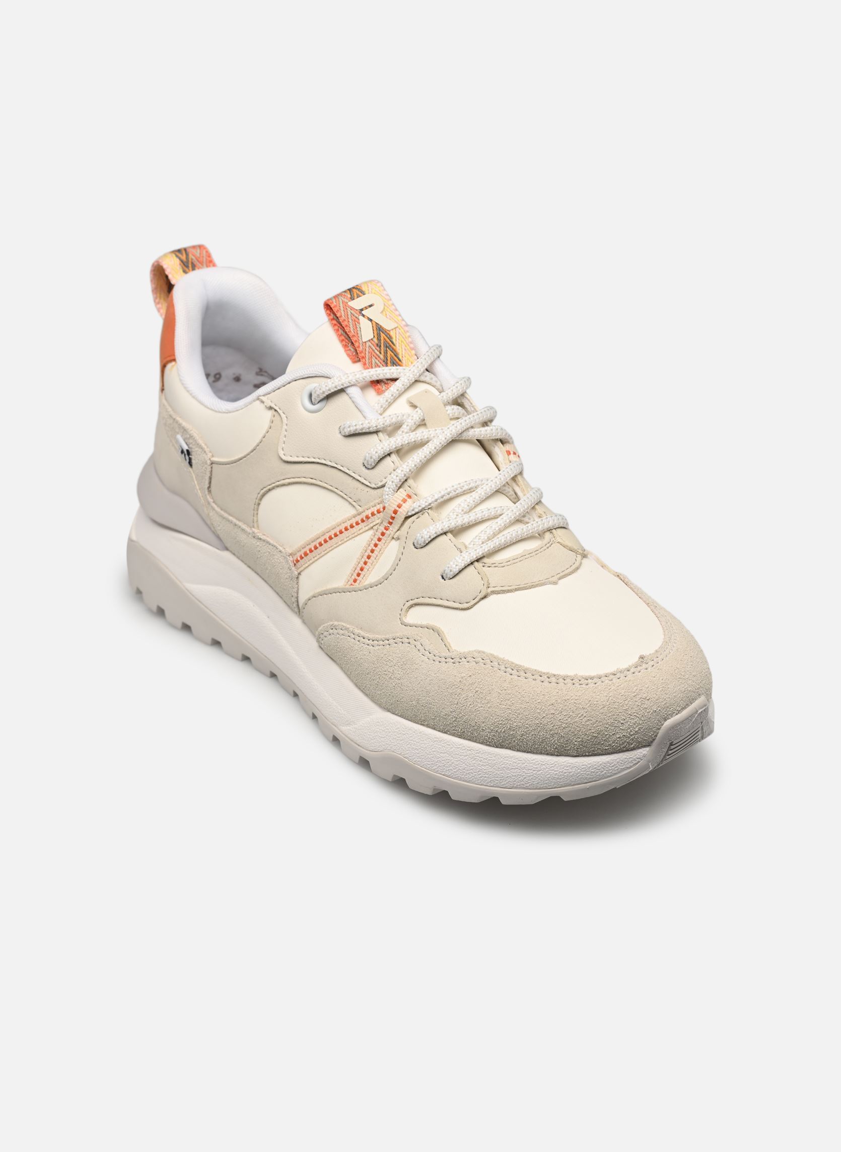 Lage sneakers W2501 dames beige Rieker Lage sneakers W2501 dames beige OFFWHITE/DIRTYWHITE/CREMA/OFFW