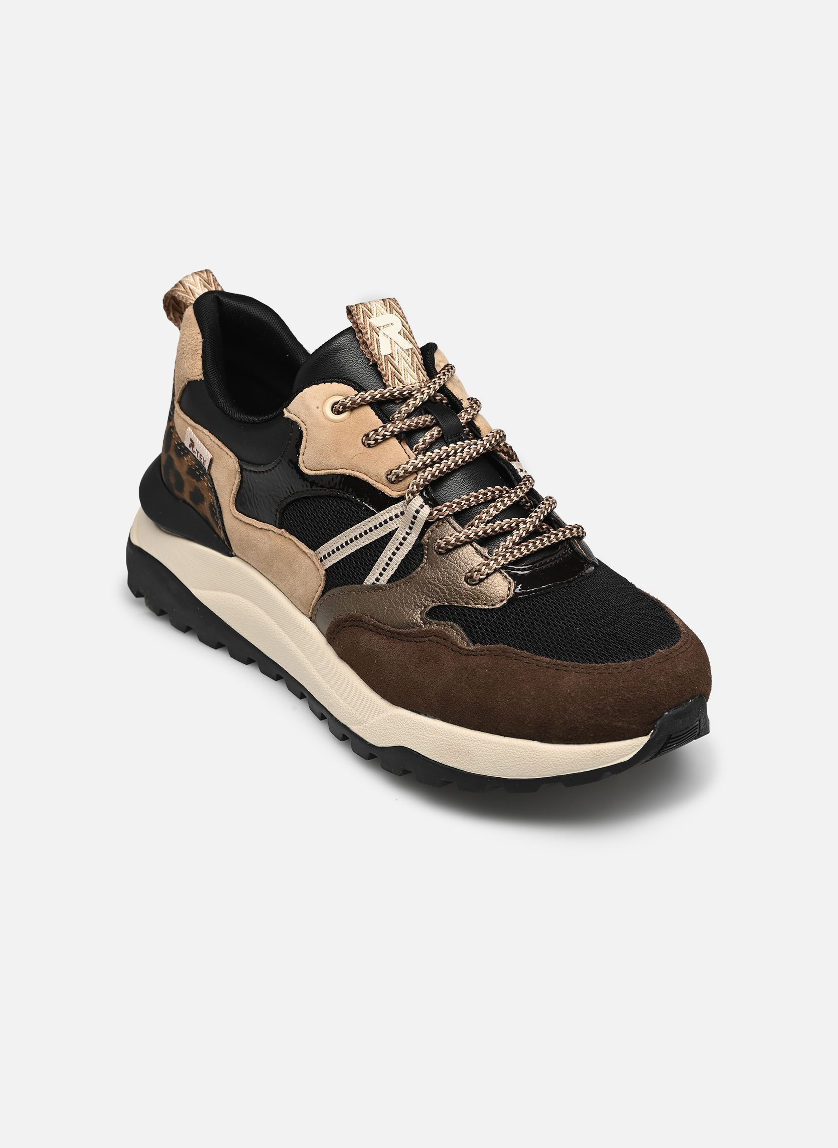 Lage sneakers W2501 dames meerkleurig Rieker Lage sneakers W2501 dames meerkleurig TABAK/SCHWARZ/BRONZE/SEPIA/ESP