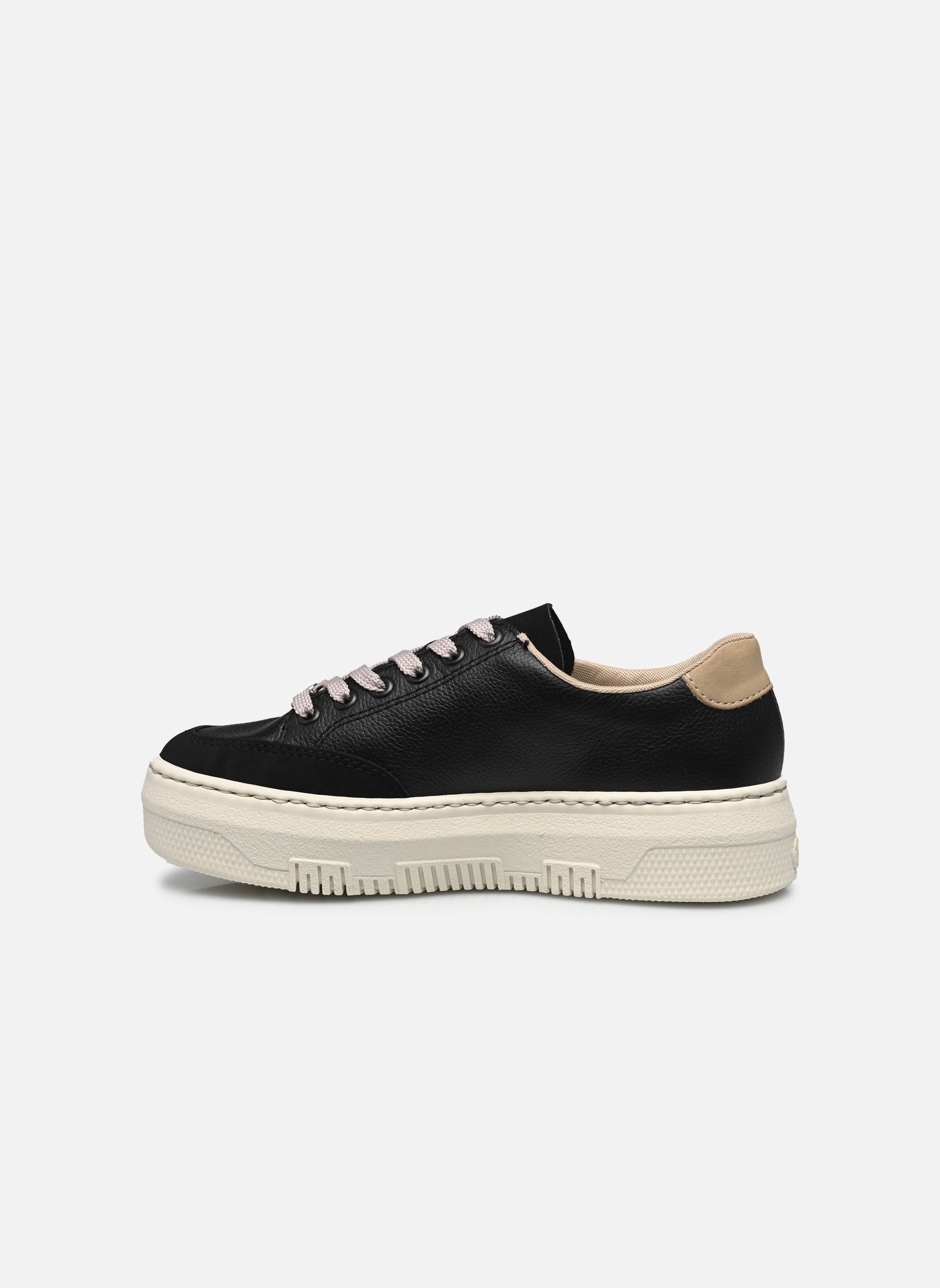 Baskets compensées M1912 femme noir Rieker Baskets compensées M1912 femme noir SCHWARZ/SCHWARZ/MUSCHEL/PORZEL