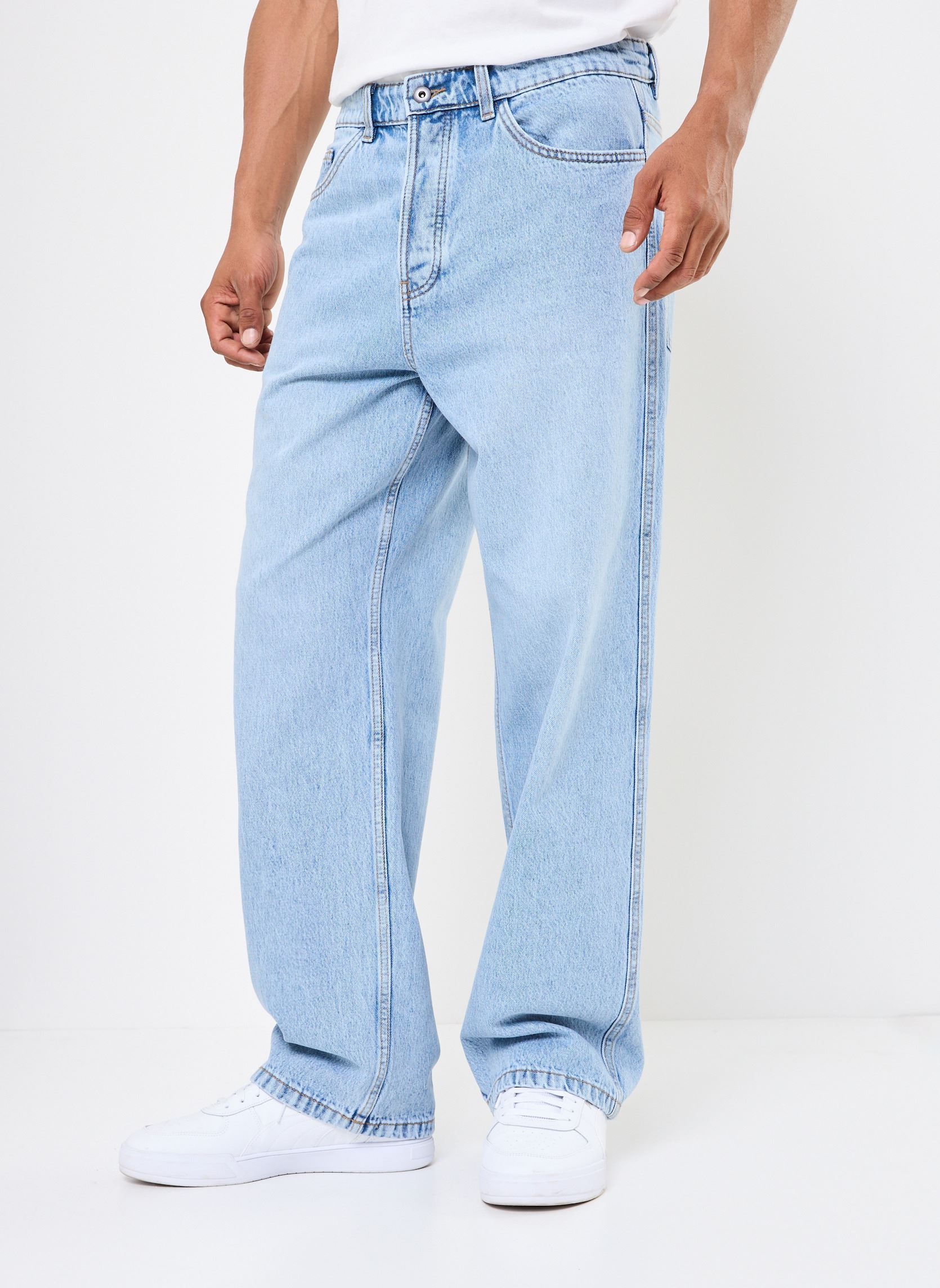 Wijde jeans / Flared Jeans PARISIEN large heren blauw Marvin&Co Wijde jeans / Flared Jeans PARISIEN large heren blauw DENIM SNOW BLEACH