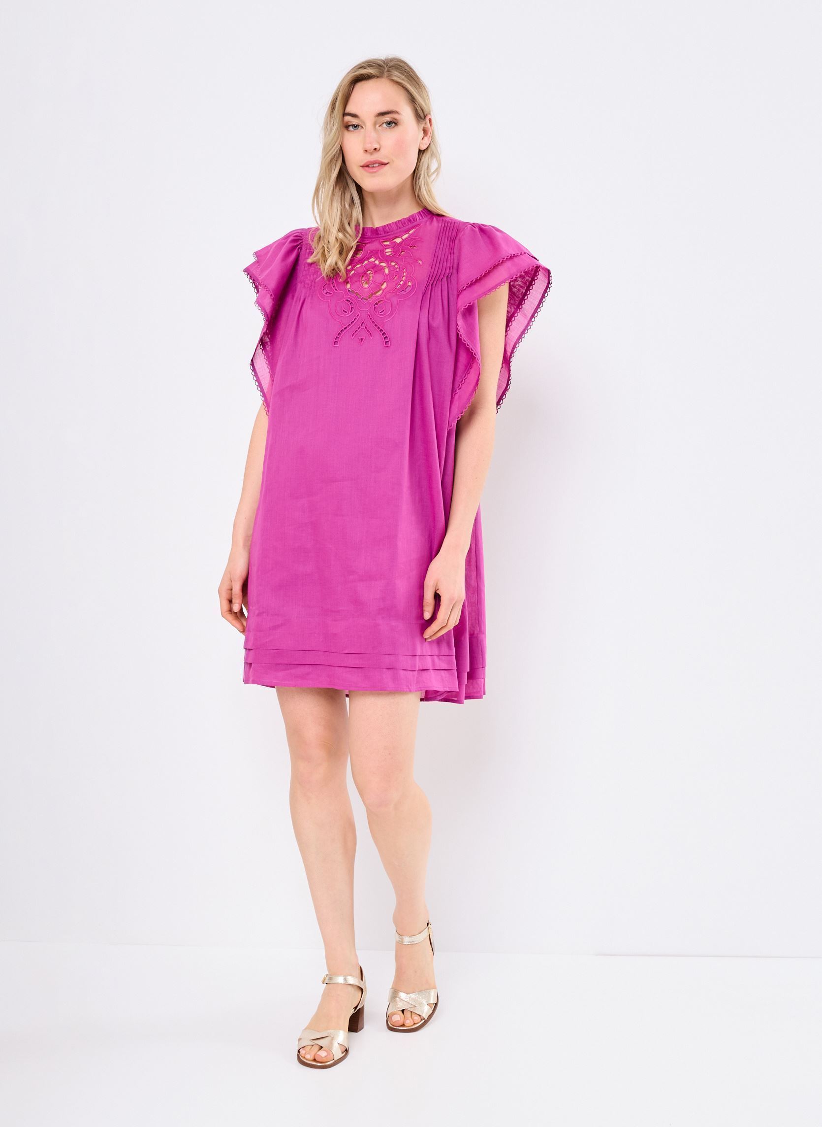 Robes CLODY femme violet Suncoo Robes CLODY femme violet Violet