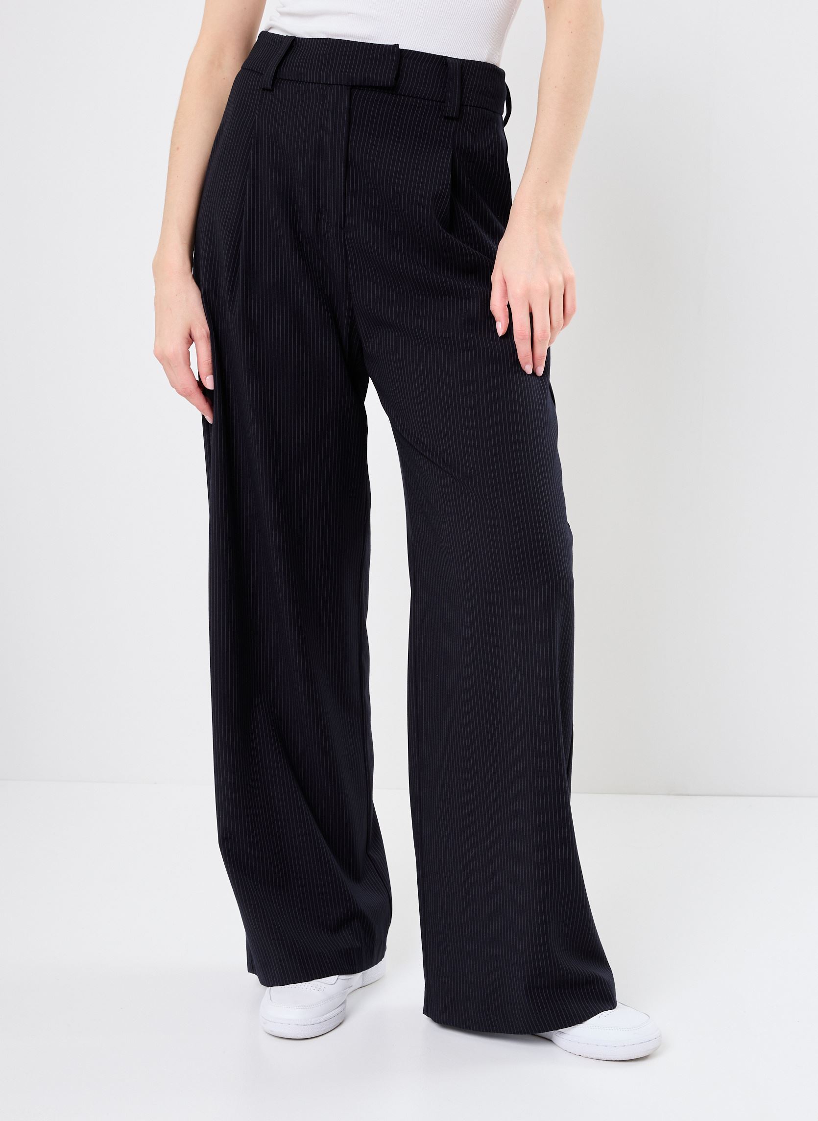 Pantalons larges JASMIN femme bleu Suncoo Pantalons larges JASMIN femme bleu Bleu nuit