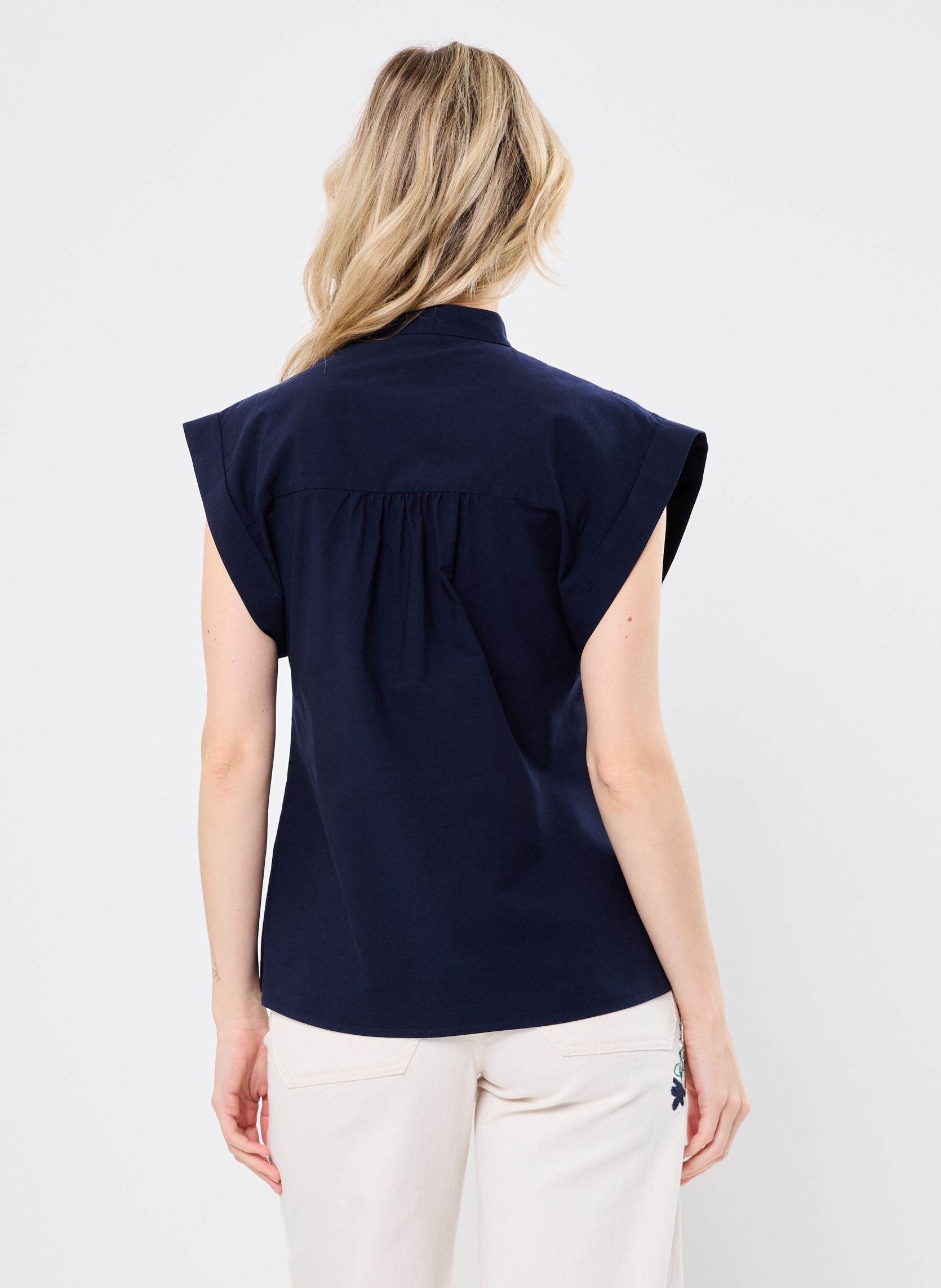 Tops LUDY damen blau Suncoo Tops LUDY damen blau Bleu nuit