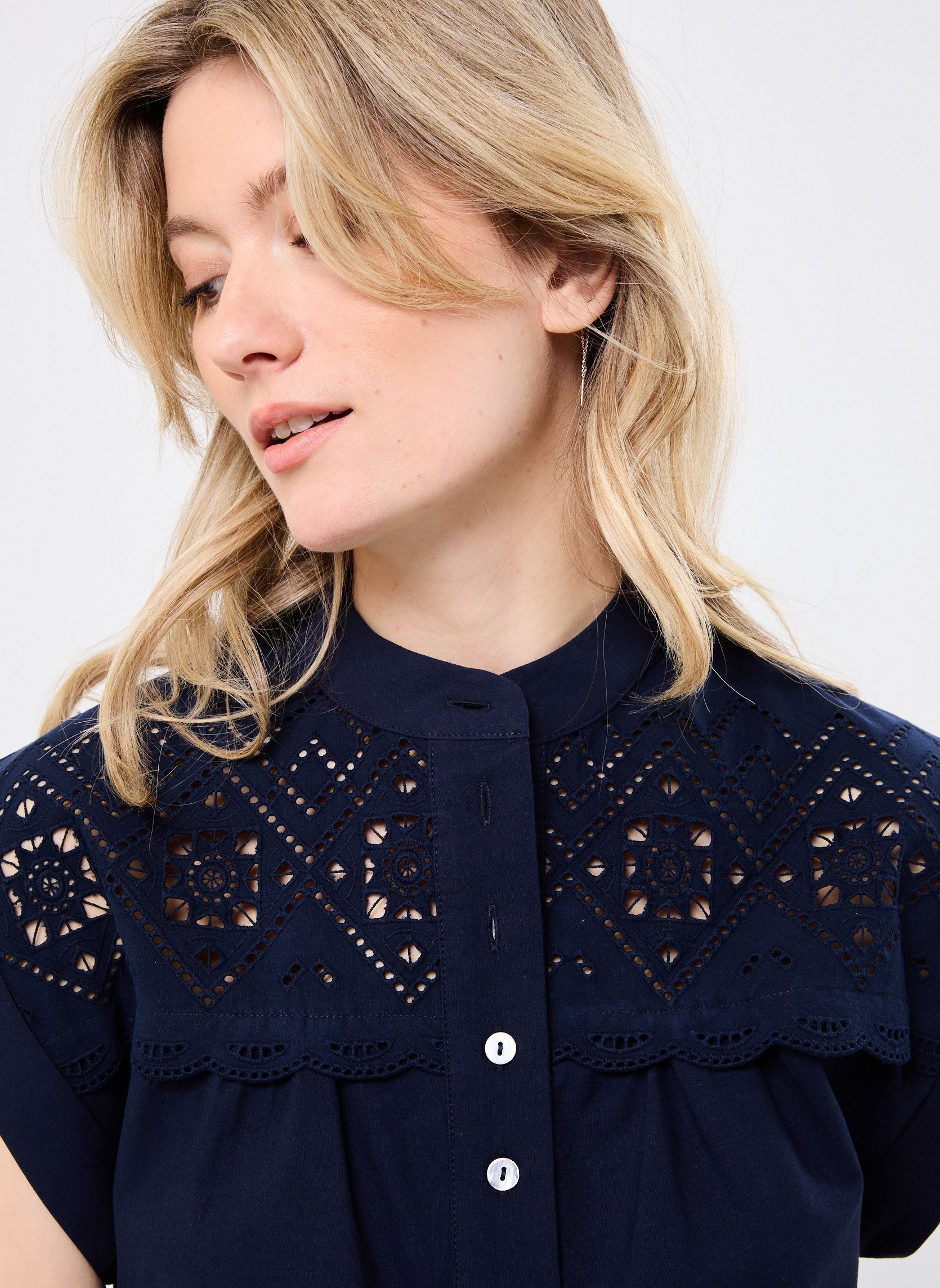 Tops LUDY damen blau Suncoo Tops LUDY damen blau Bleu nuit