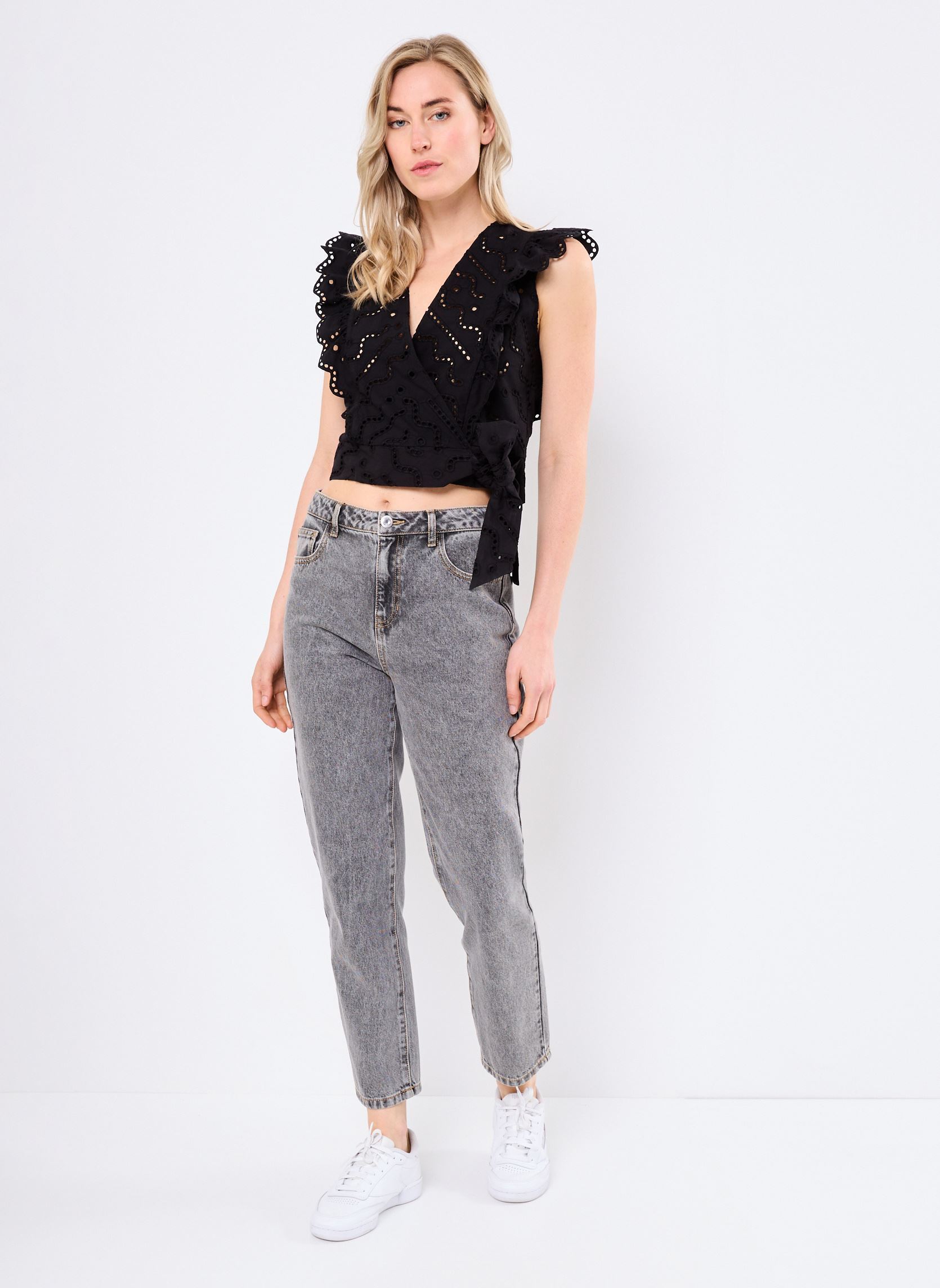 Top LILA donna nero Suncoo Top LILA donna nero NOIR