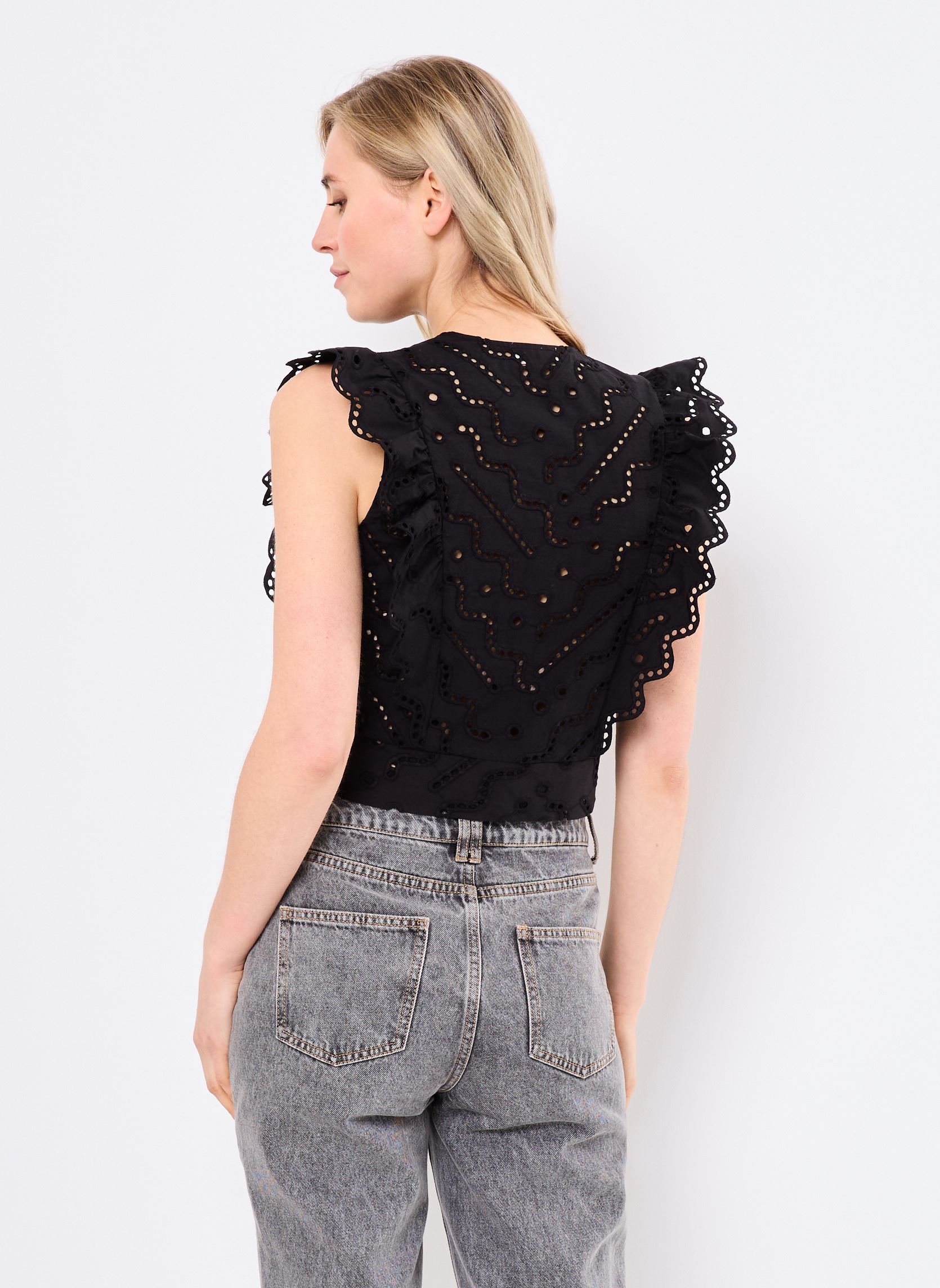 Top LILA donna nero Suncoo Top LILA donna nero NOIR