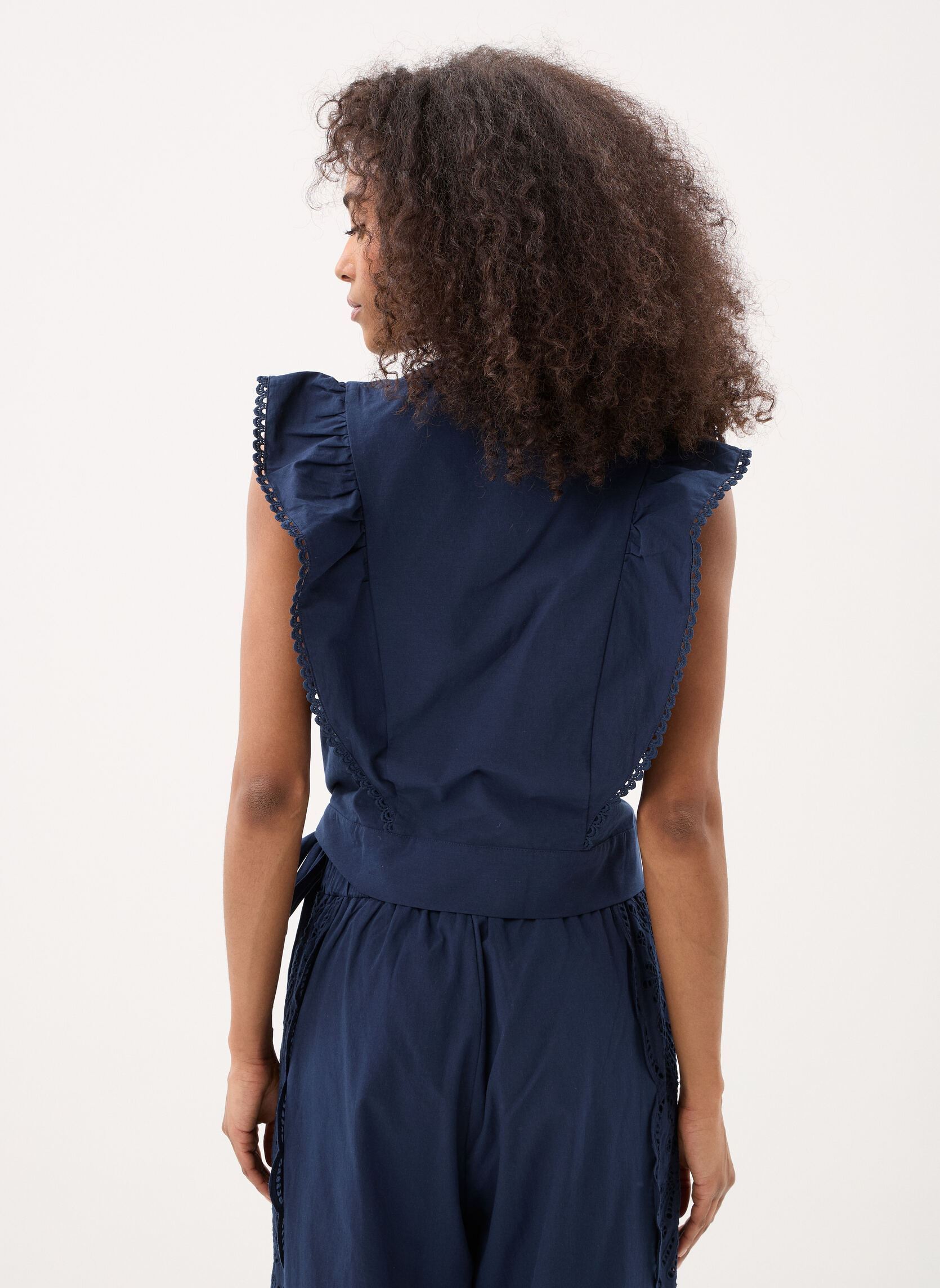 Tops LILA damen blau Suncoo Tops LILA damen blau Bleu nuit