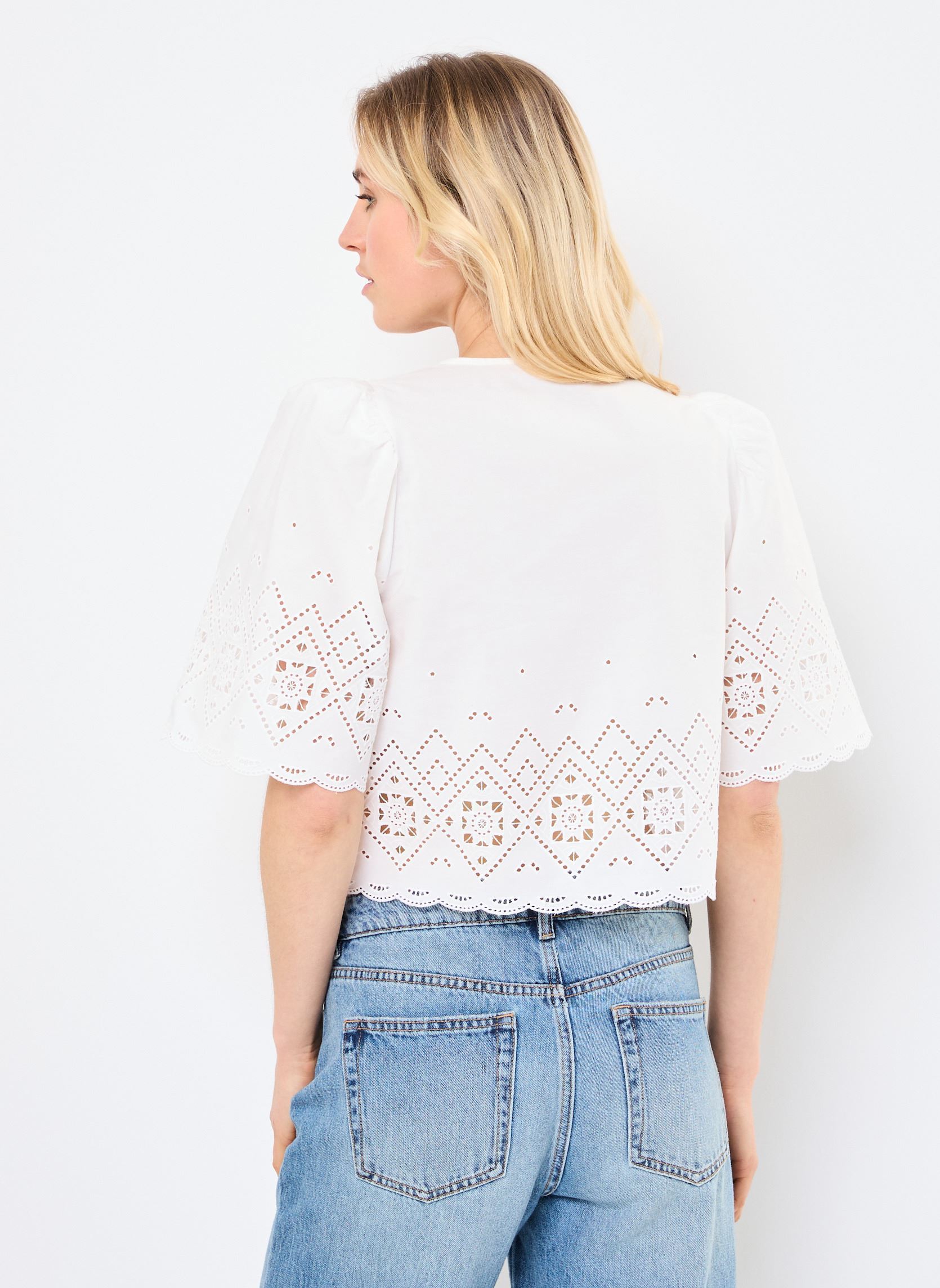 Blouses manches longues LINDA femme blanc Suncoo Blouses manches longues LINDA femme blanc BLANC CASSE