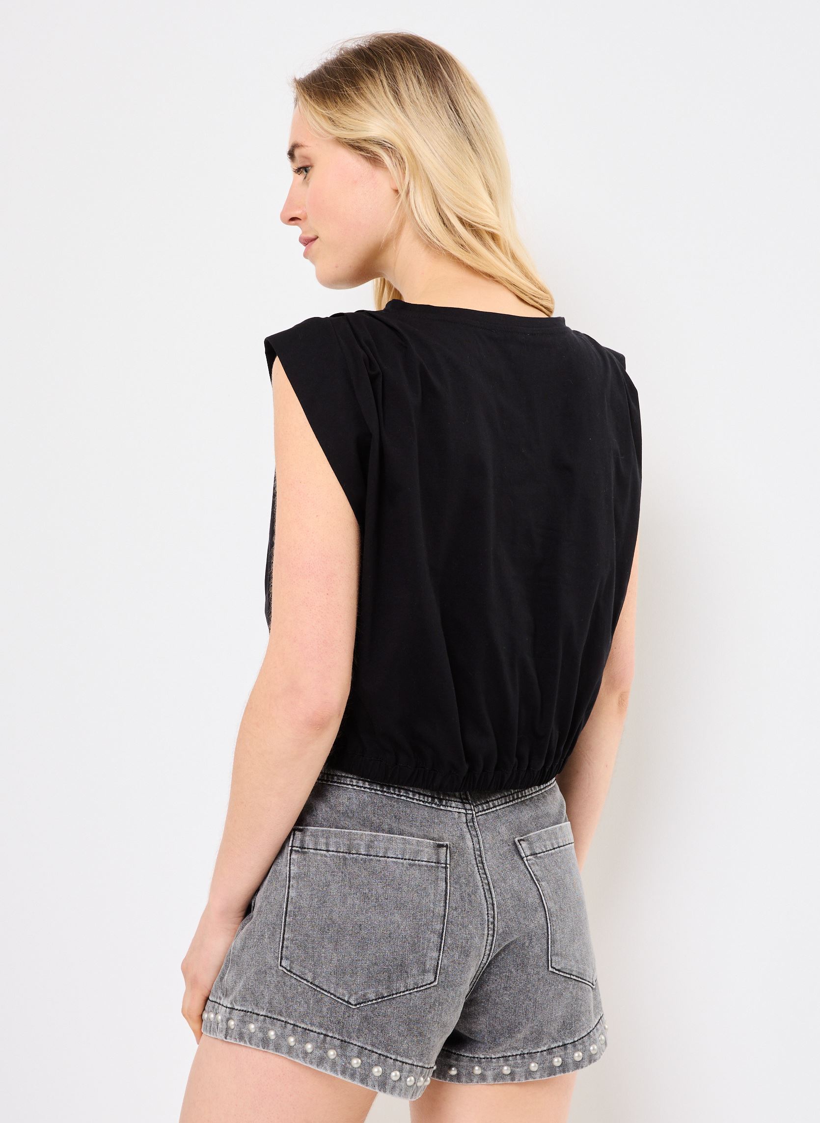 Tops MARCHA femme noir Suncoo Tops MARCHA femme noir Noir